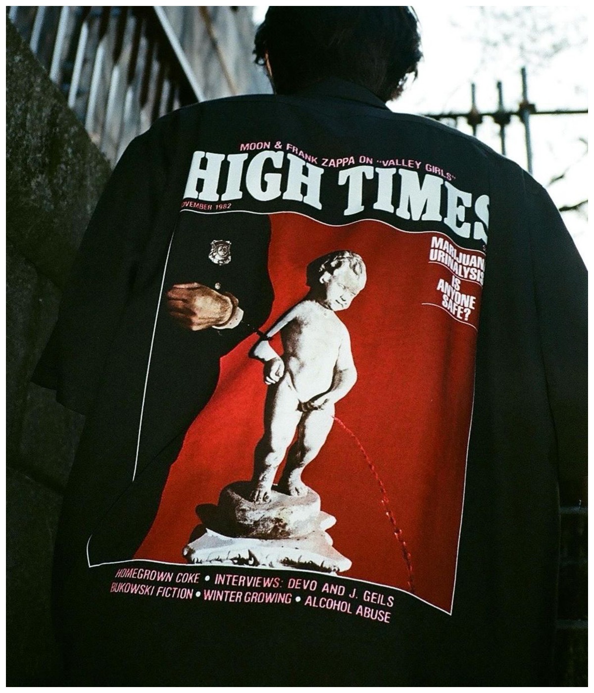 HIGH TIMES / HAWAIIAN SHIRT (TYPE-3)【BLACK】