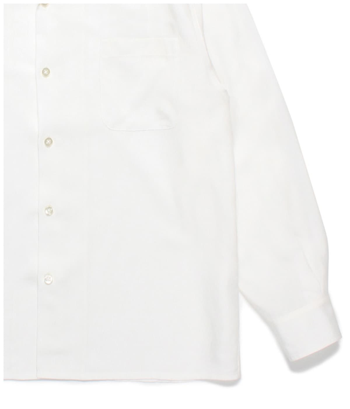 50'S OPEN COLLAR SHIRT L/S (TYPE-1)【WHITE】｜WACKO MARIA｜MELTING