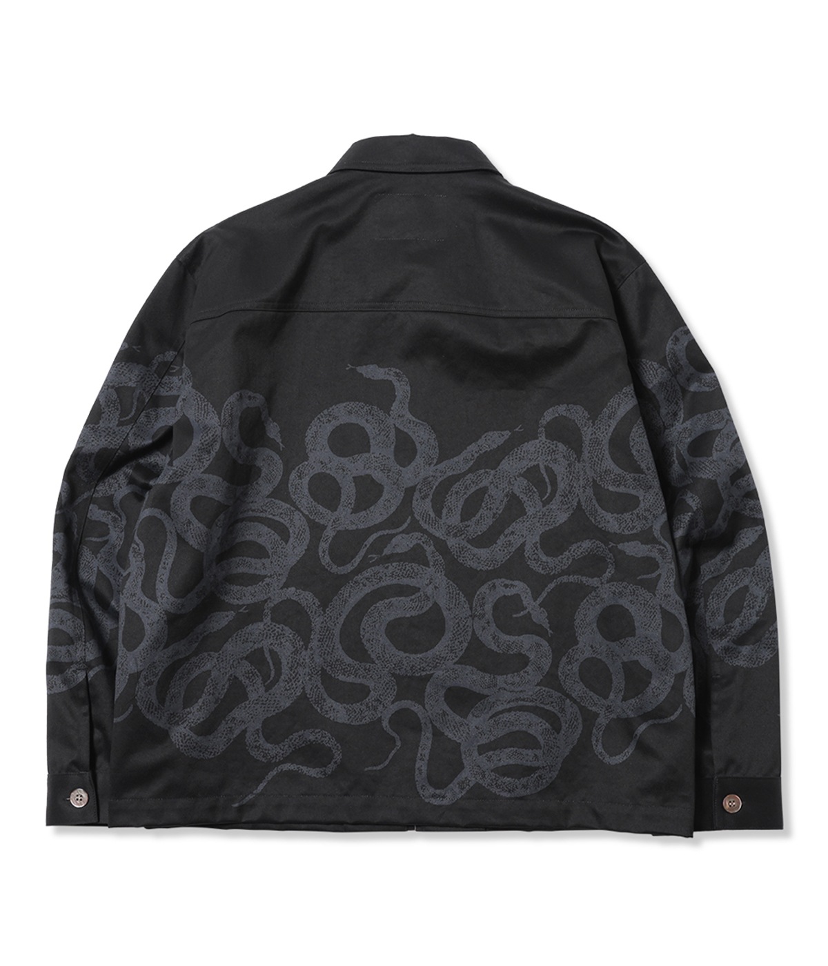 WEST POINT SWING TOP <SNAKE PATTERN>【BLACK】