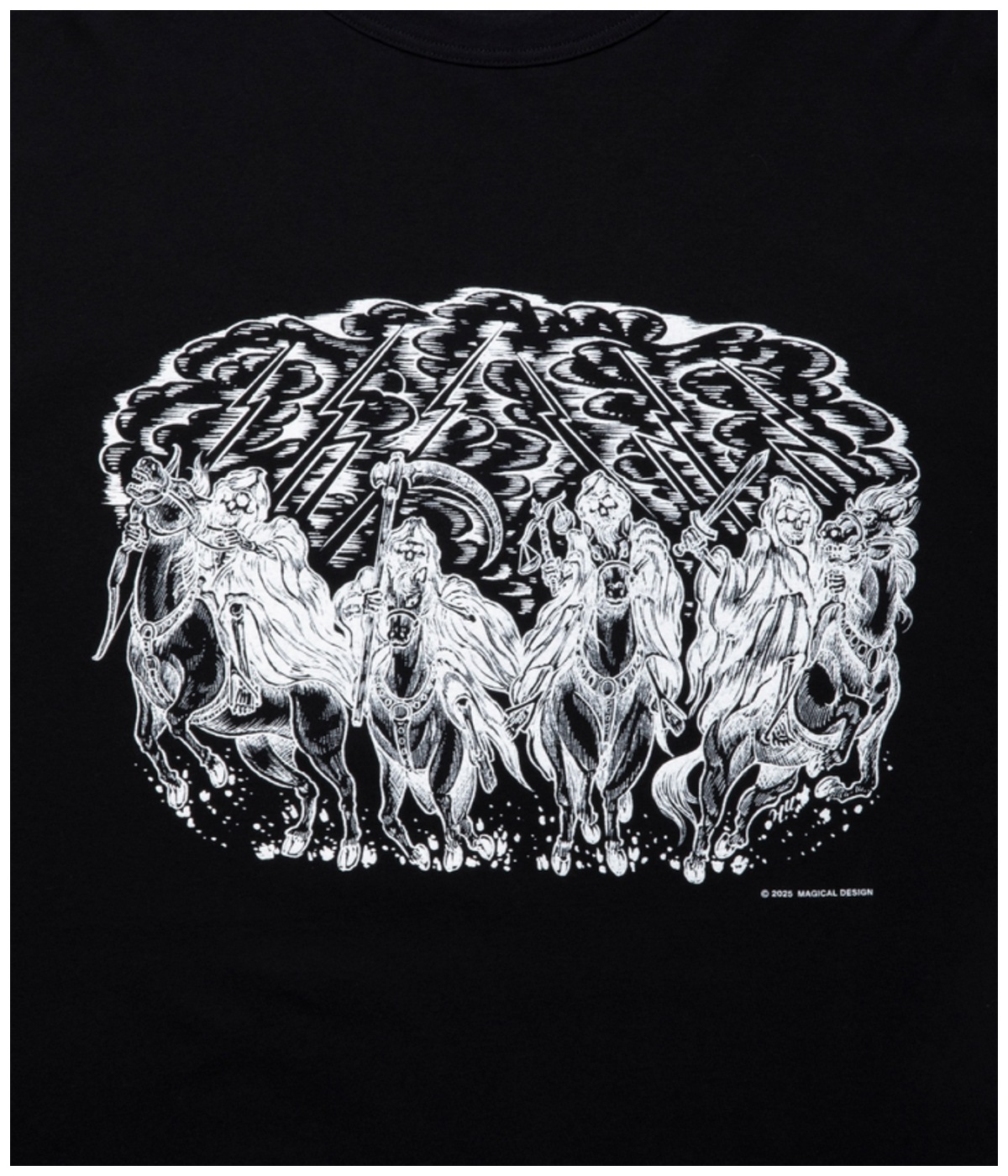 Print L/S Tee (Magical Design®︎ )【BLACK】｜COOTIE PRODUCTIONS