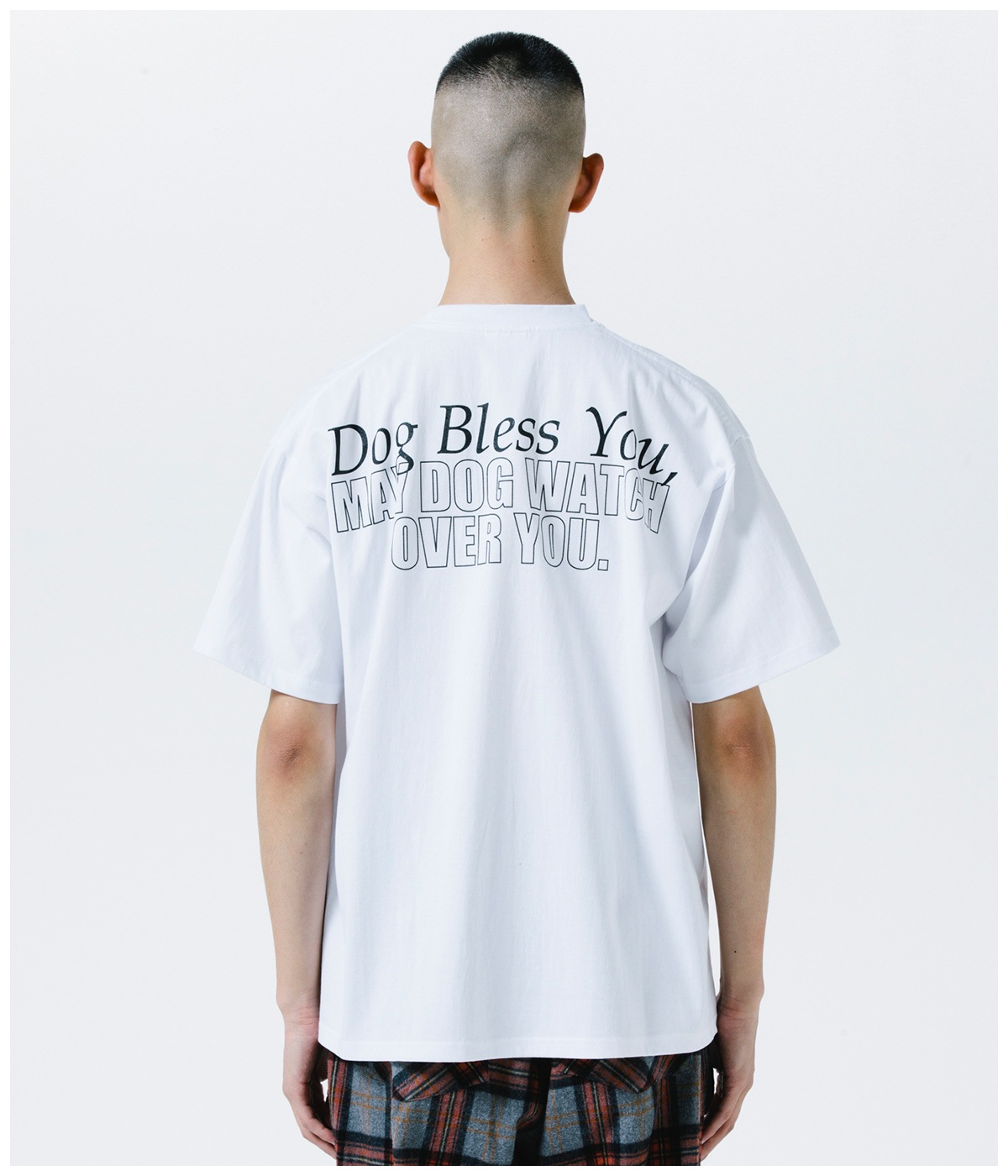 DOG PHOTO TEE【WHITE】
