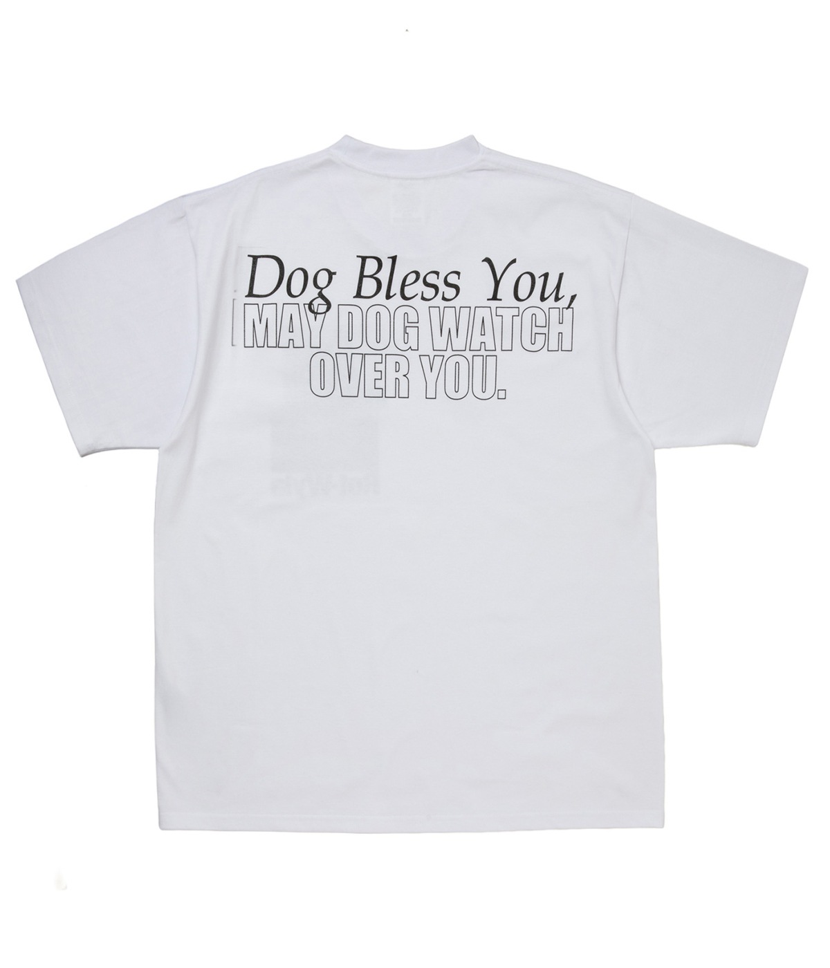 DOG PHOTO TEE【WHITE】