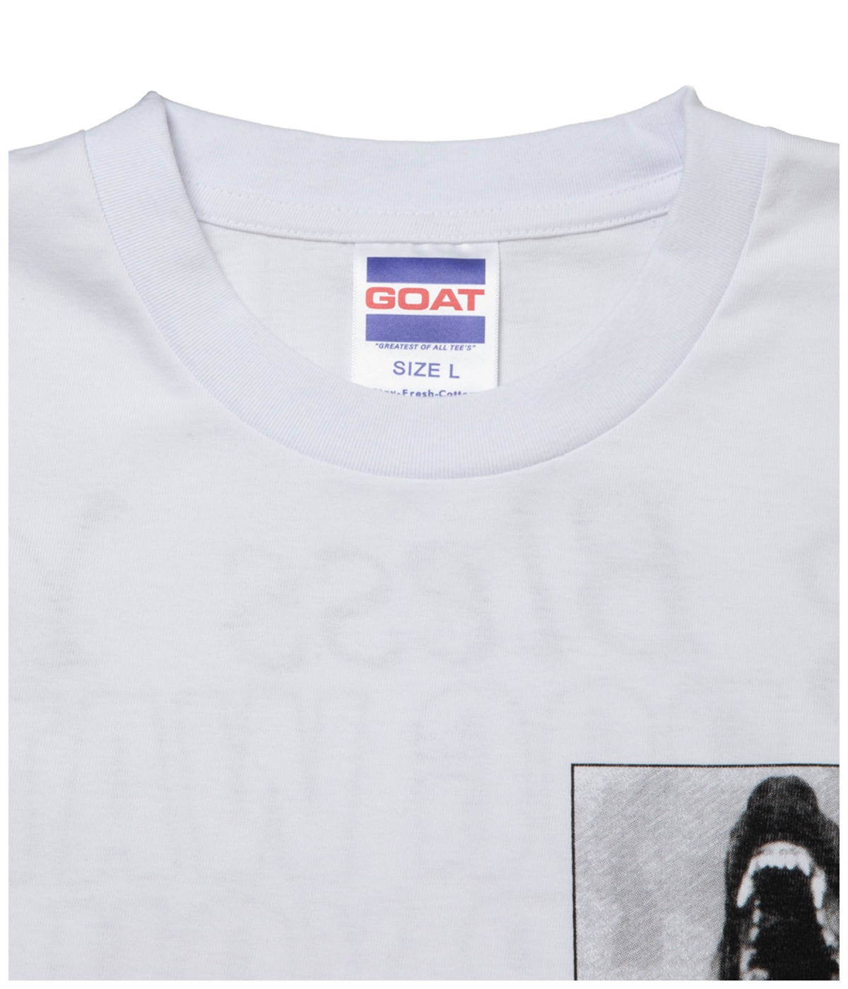 DOG PHOTO TEE【WHITE】