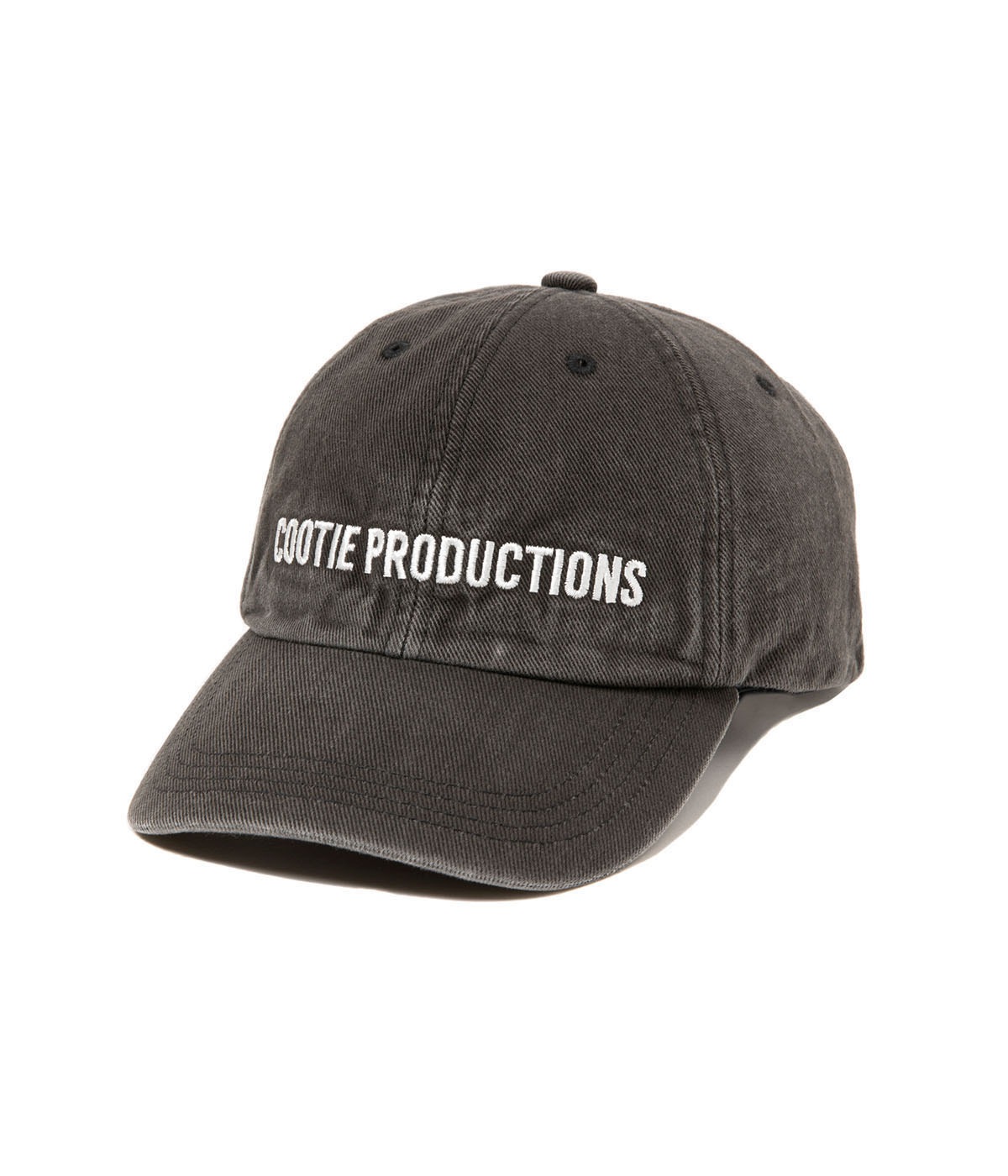 Color Denim 6 Panel Cap【FADE BLACK】