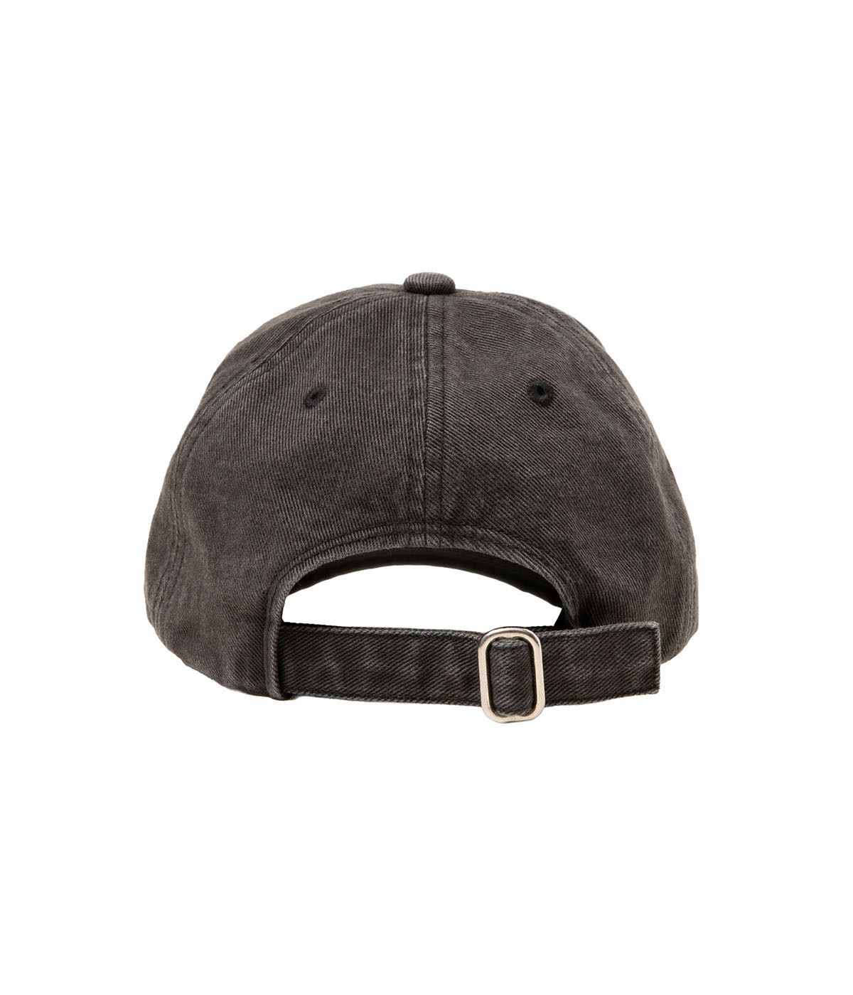 Color Denim 6 Panel Cap【FADE BLACK】