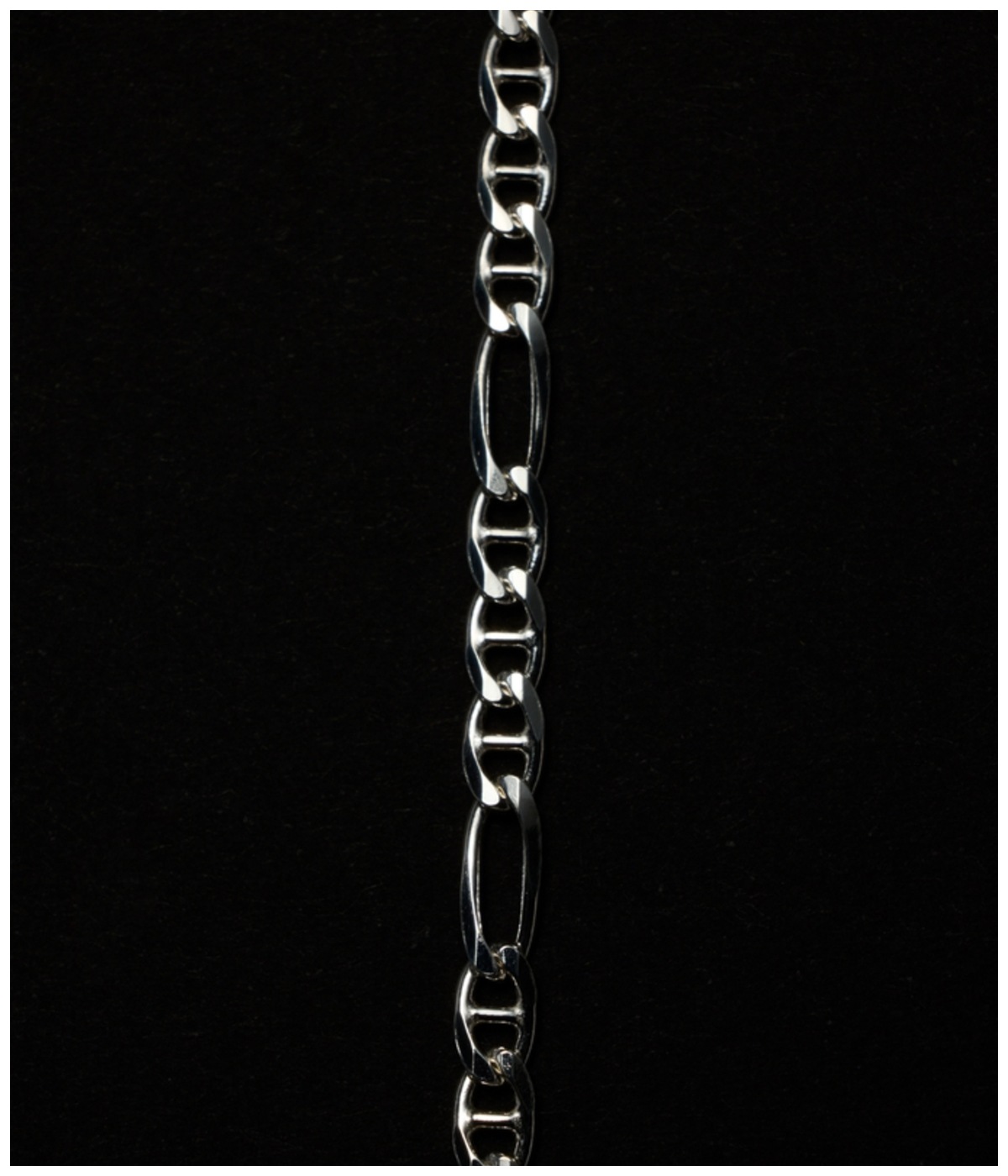 Stud Link Figaro Chain【SILVER950】
