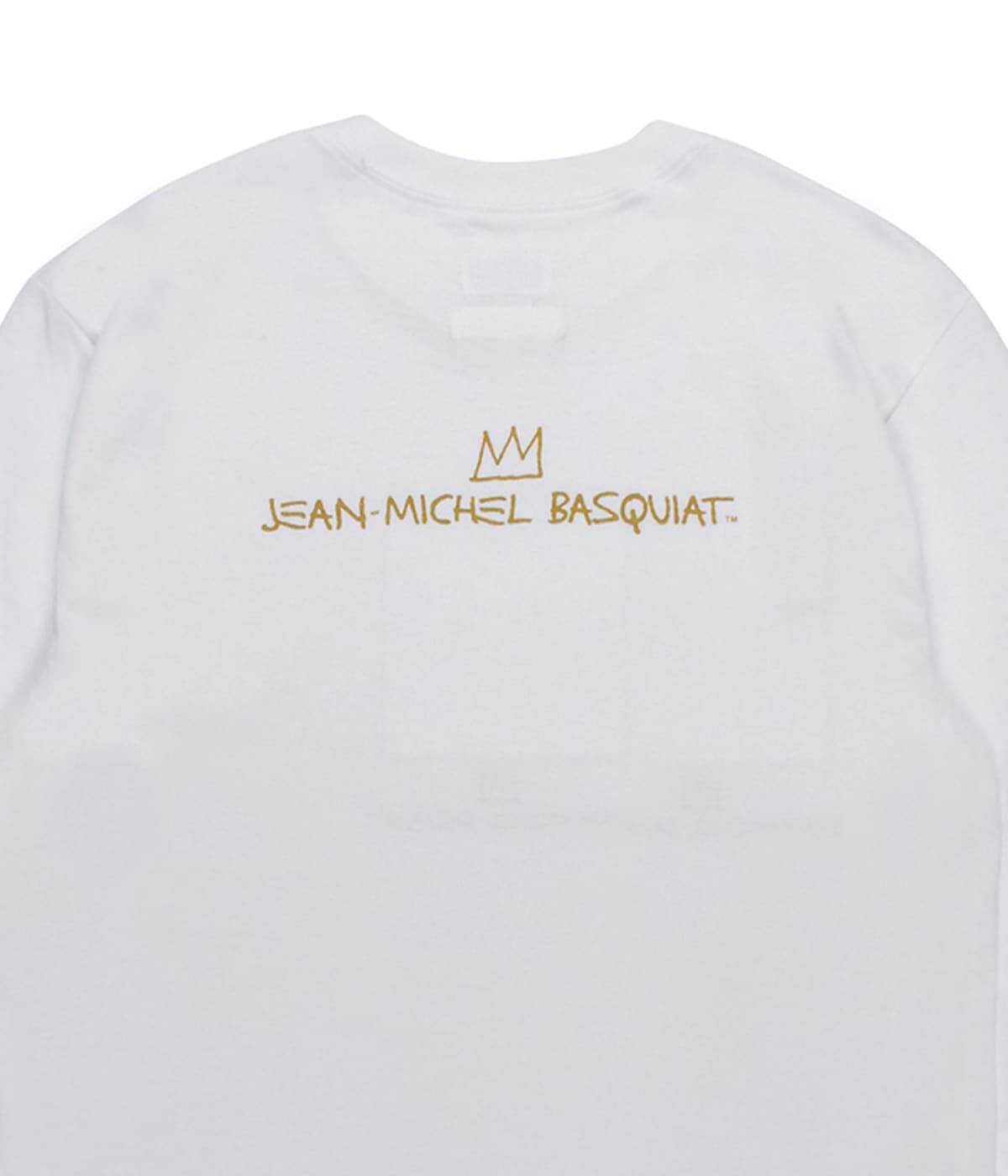 JEAN-MICHEL BASQUIAT / CREW NECK LONG SLEEVE T-SHIRT【WHITE