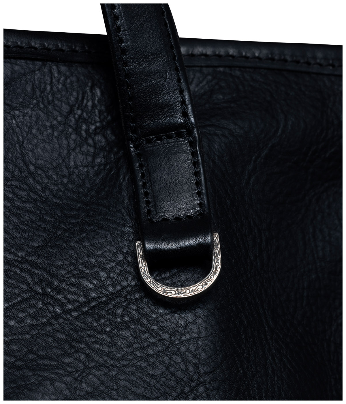 Leather Tool (tote) Bag【BLACK】