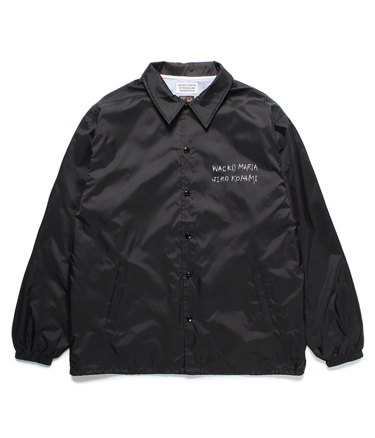 JIRO KONAMI / COACH JACKET (TYPE-4)【BLACK】｜WACKO MARIA