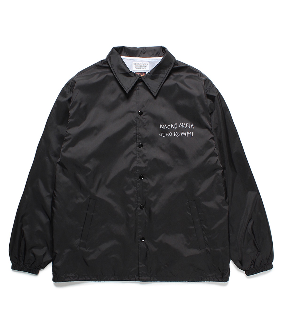 JIRO KONAMI / COACH JACKET (TYPE-4)【BLACK】