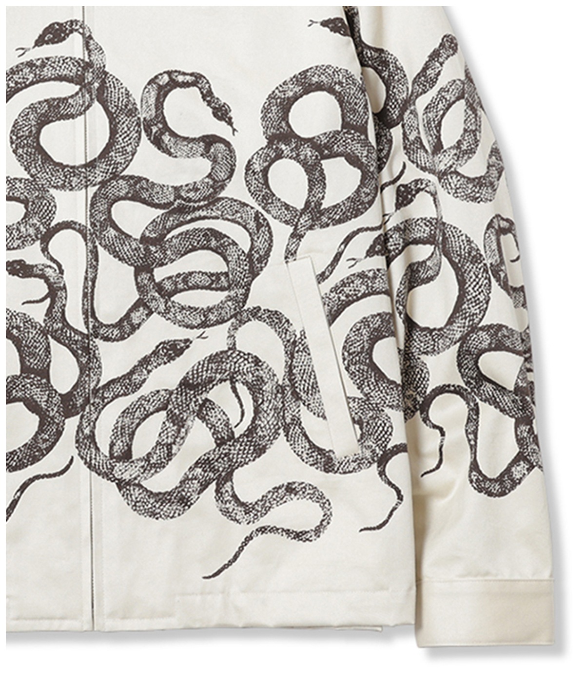 ジャケット・アウター CALEE WEST POINT SWING TOP SNAKE PATTERN CALEE キャリー WEST POINT SWING TOP -SNAKE PATTERN-