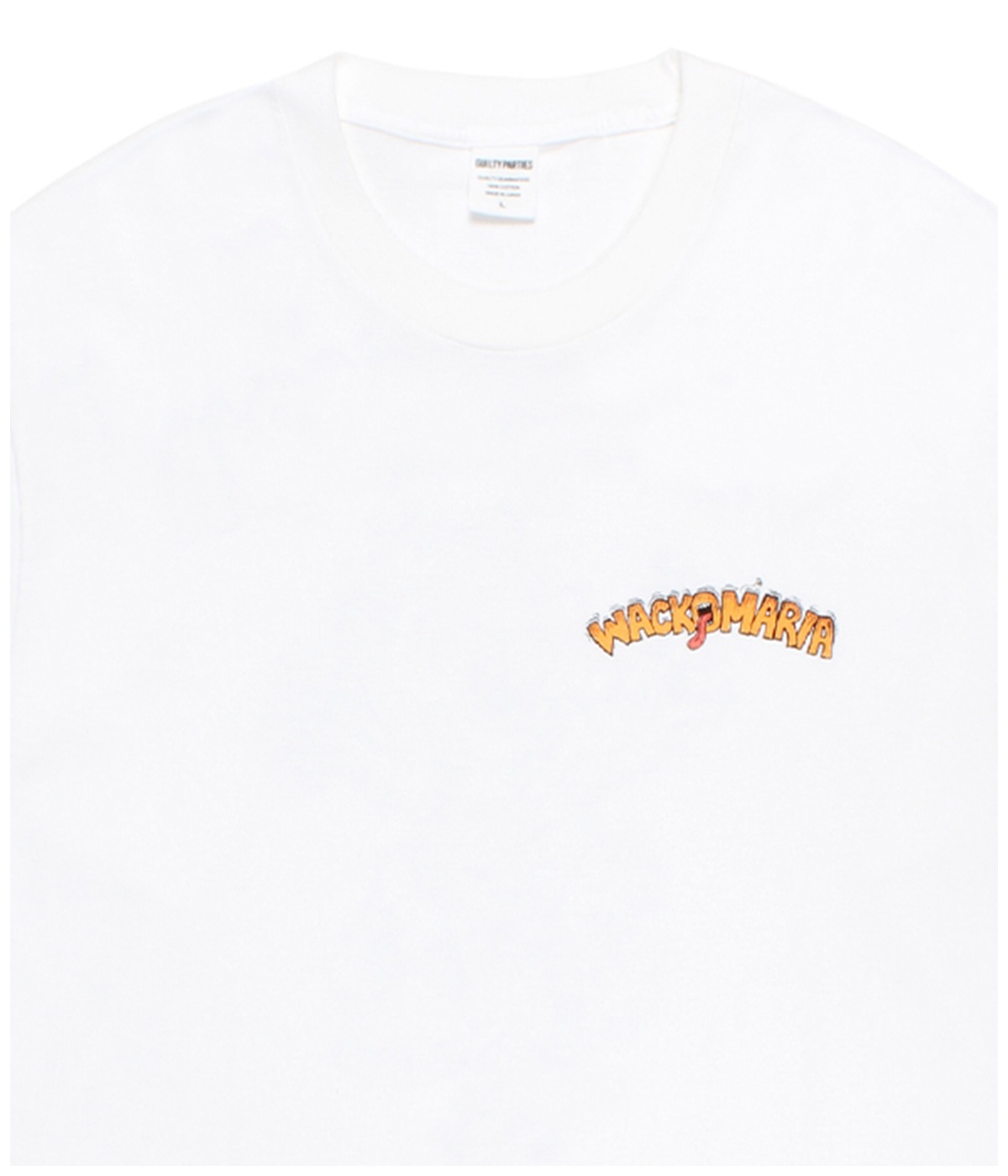 TIM LEHI / WASHED HEAVY WEIGHT LONG SLEEVE T-SHIRT (TYPE-2)【WHITE】