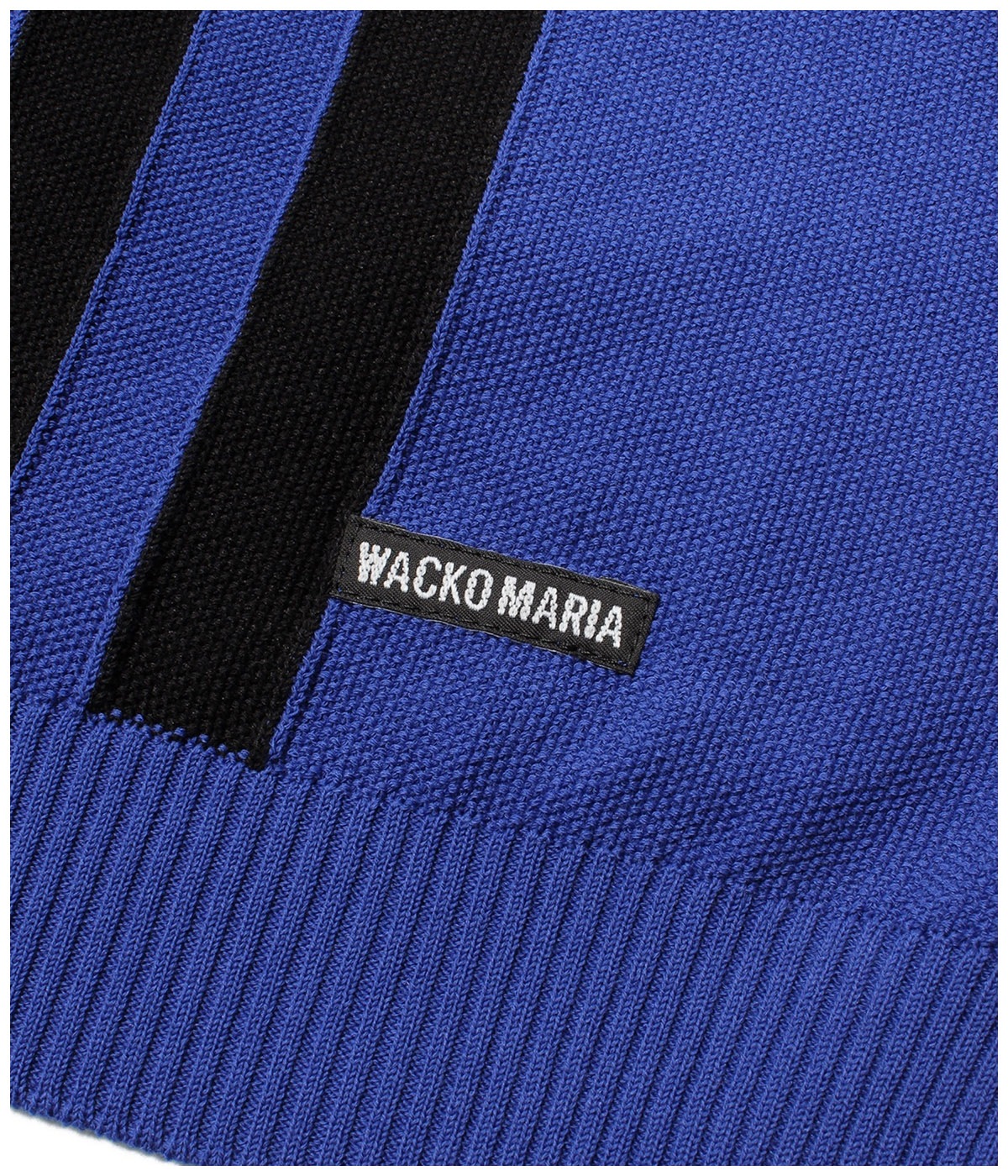 KNIT OPEN COLLAR SHIRT (TYPE-1)【BLUE】