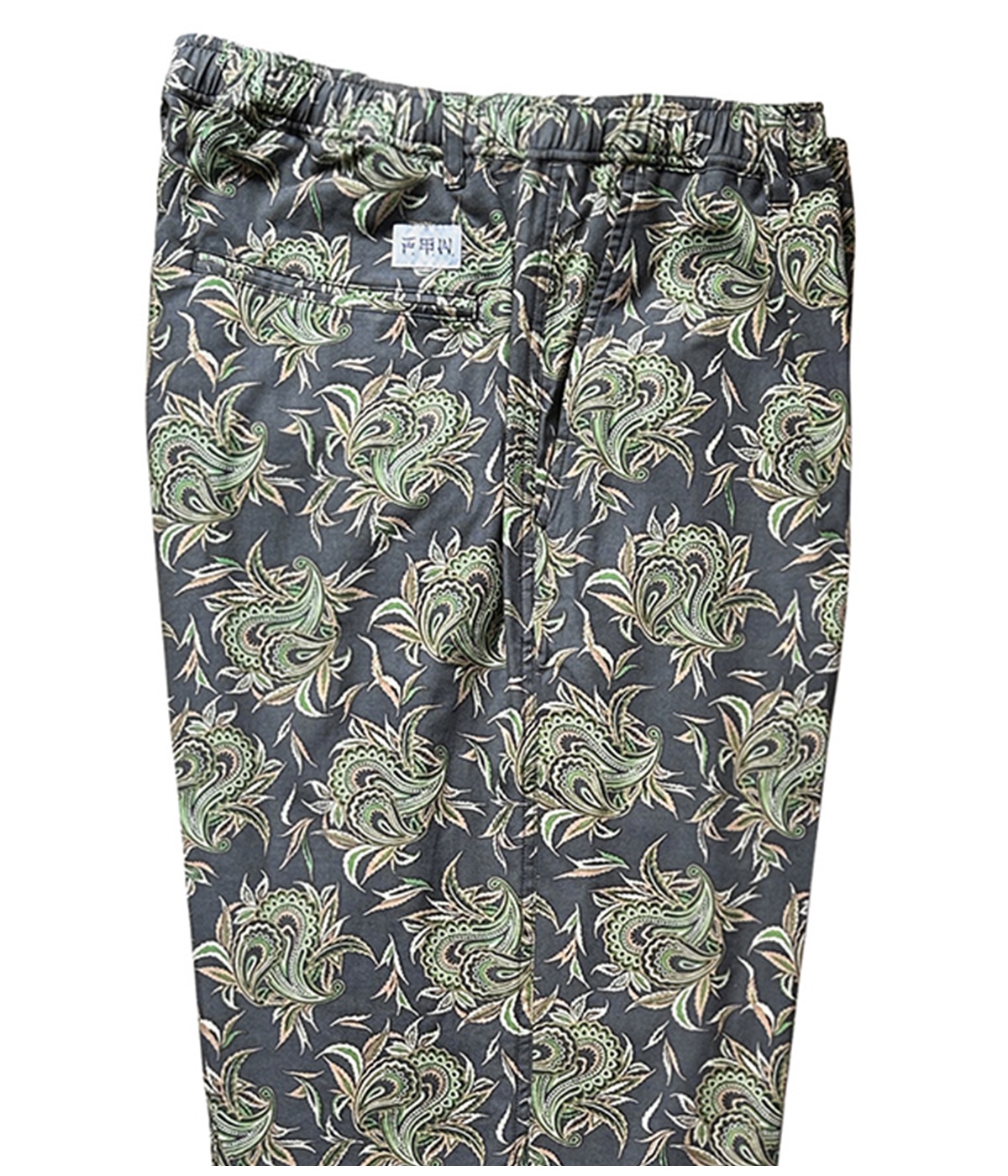 BUDS PAISLEY EASY PANTS【CHARCOAL】