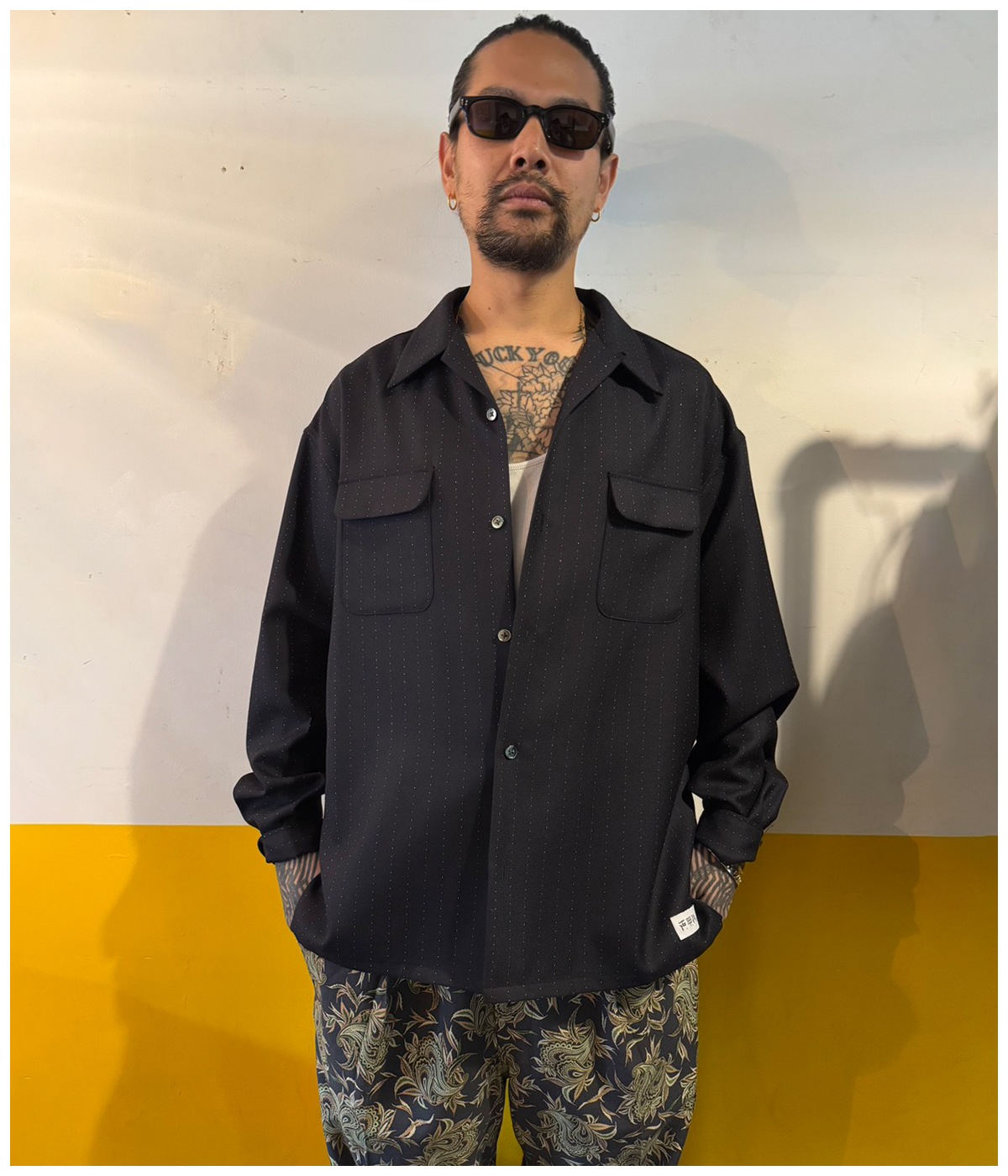 BUDS PAISLEY EASY PANTS【CHARCOAL】