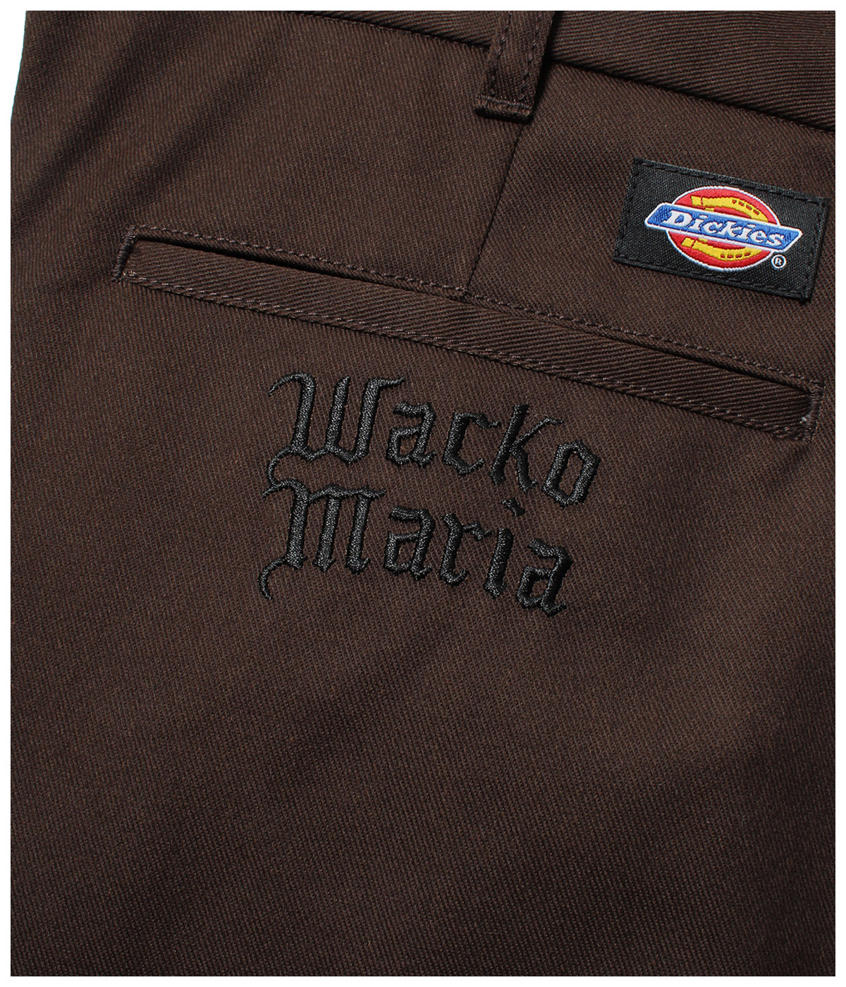 DICKIES / PLEATED TROUSERS【BROWN】