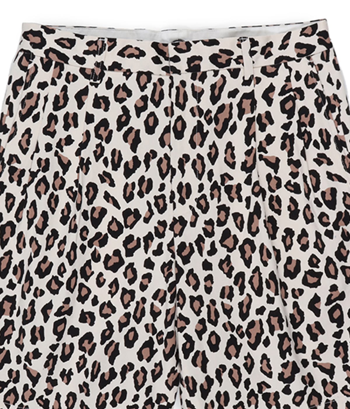 DICKIES / LEOPARD DOUBLE PLEATED SHORT TROUSERS【IVORY】｜WACKO