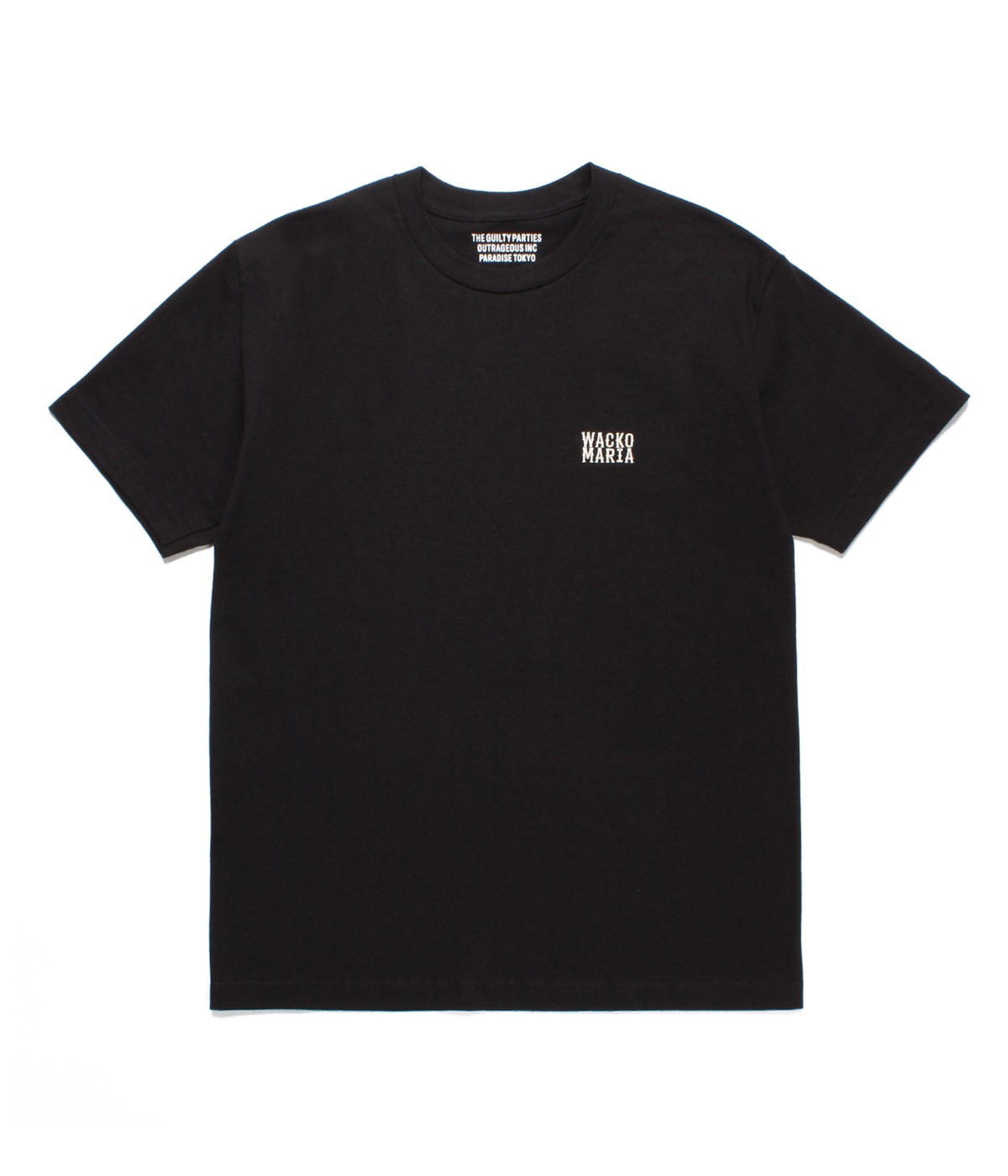 TIM LEHI / CREW NECK T-SHIRT【BLACK】｜WACKO MARIA｜MELTING POT