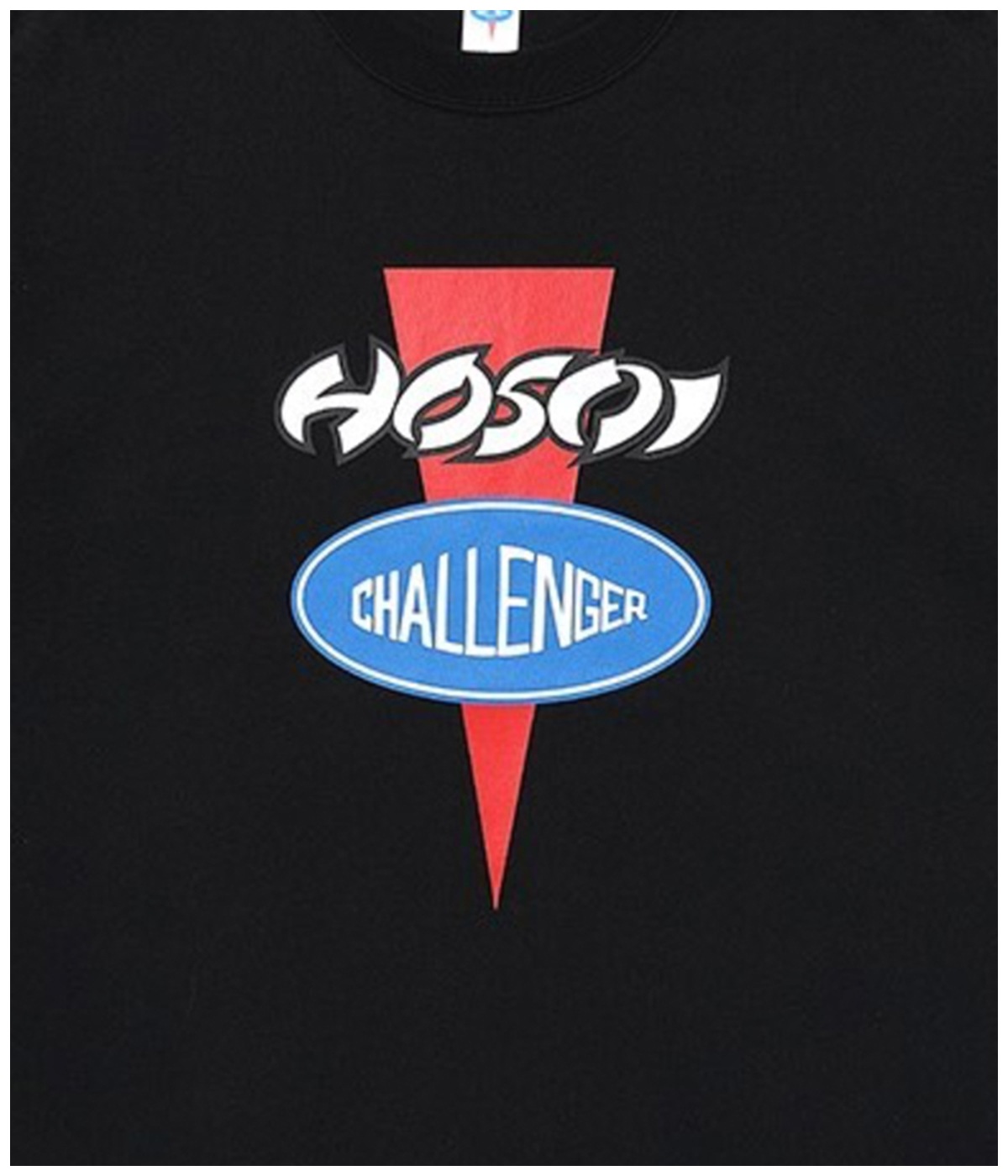 HOSOI × CHALLENGER FRONT LOGO S/S TEE【BLACK】｜CHALLENGER