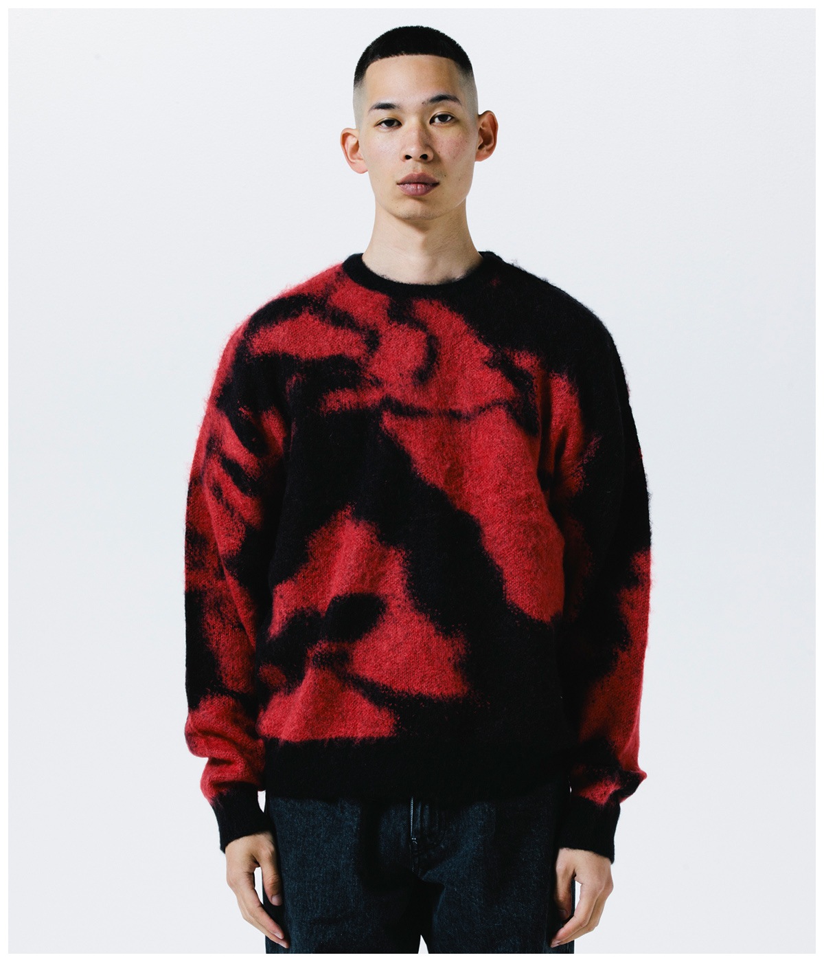 R9 PAINTED KNIT【RED】