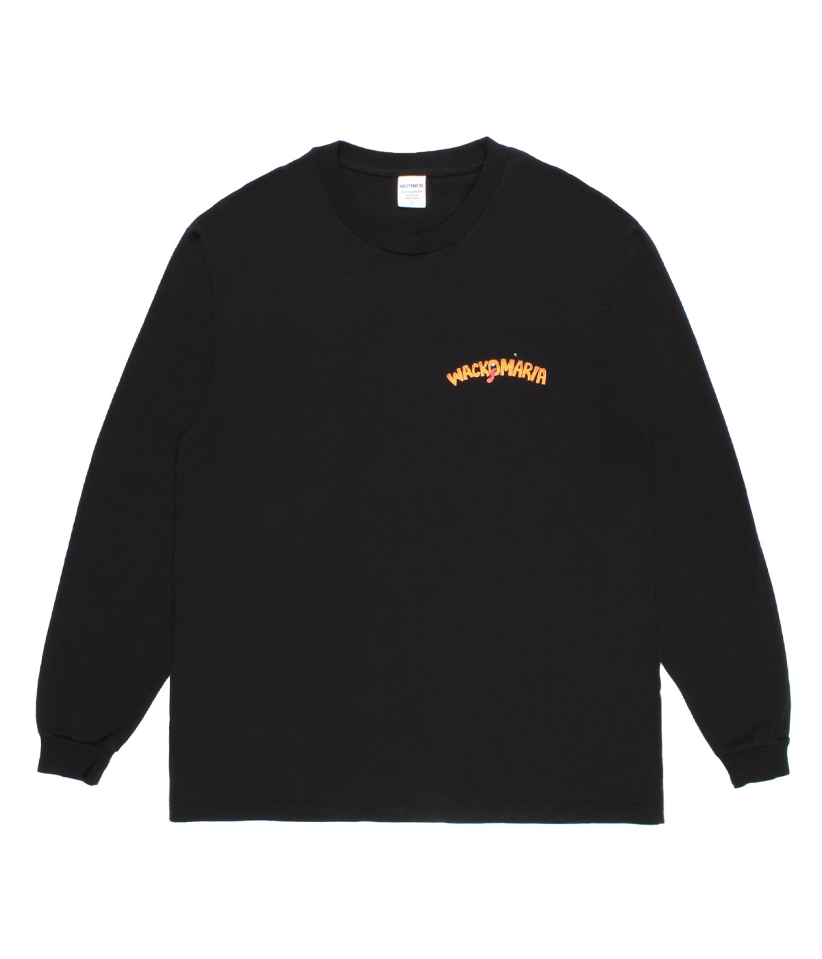 TIM LEHI / WASHED HEAVY WEIGHT LONG SLEEVE T-SHIRT (TYPE-1)【BLACK
