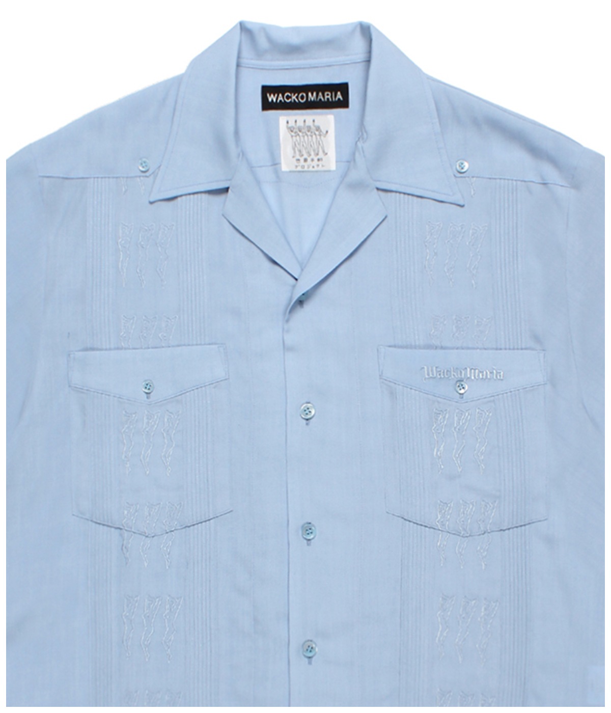 CUBA SHIRT【L-BLUE】｜WACKO MARIA｜MELTING POT（正規取扱店・通販）