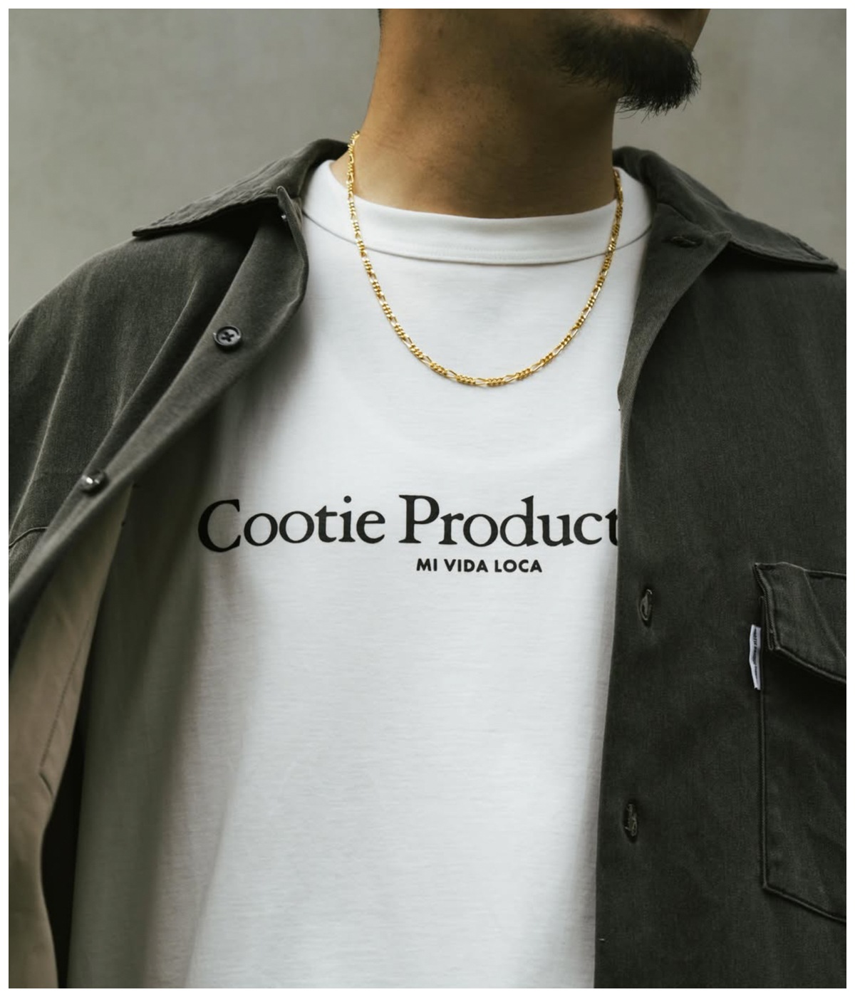 Print S/S Tee-2【WHITE】｜COOTIE PRODUCTIONS®︎｜MELTING POT（正規