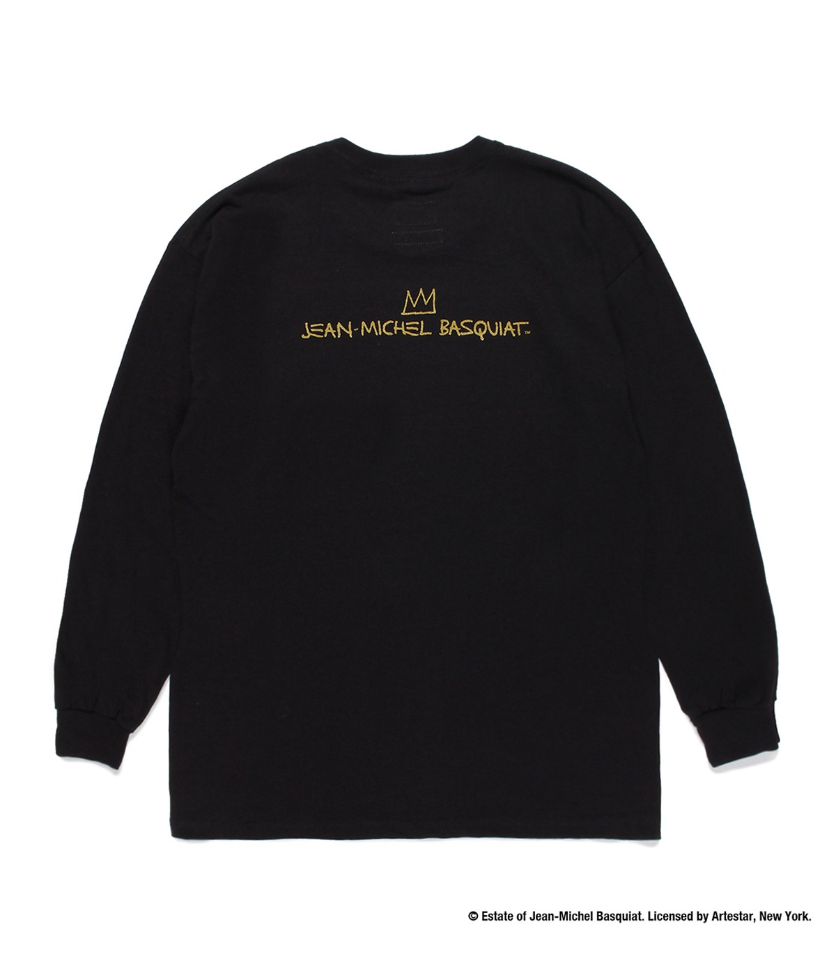 JEAN-MICHEL BASQUIAT / CREW NECK LONG SLEEVE T-SHIRT【BLACK