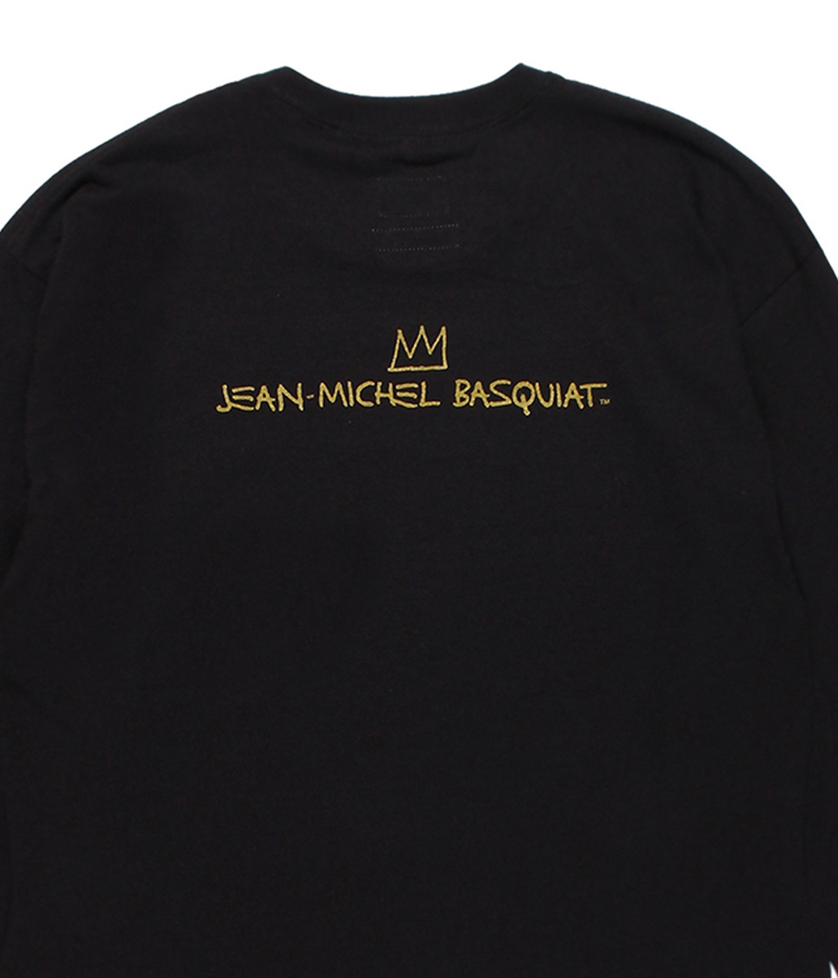 JEAN-MICHEL BASQUIAT / CREW NECK LONG SLEEVE T-SHIRT【BLACK