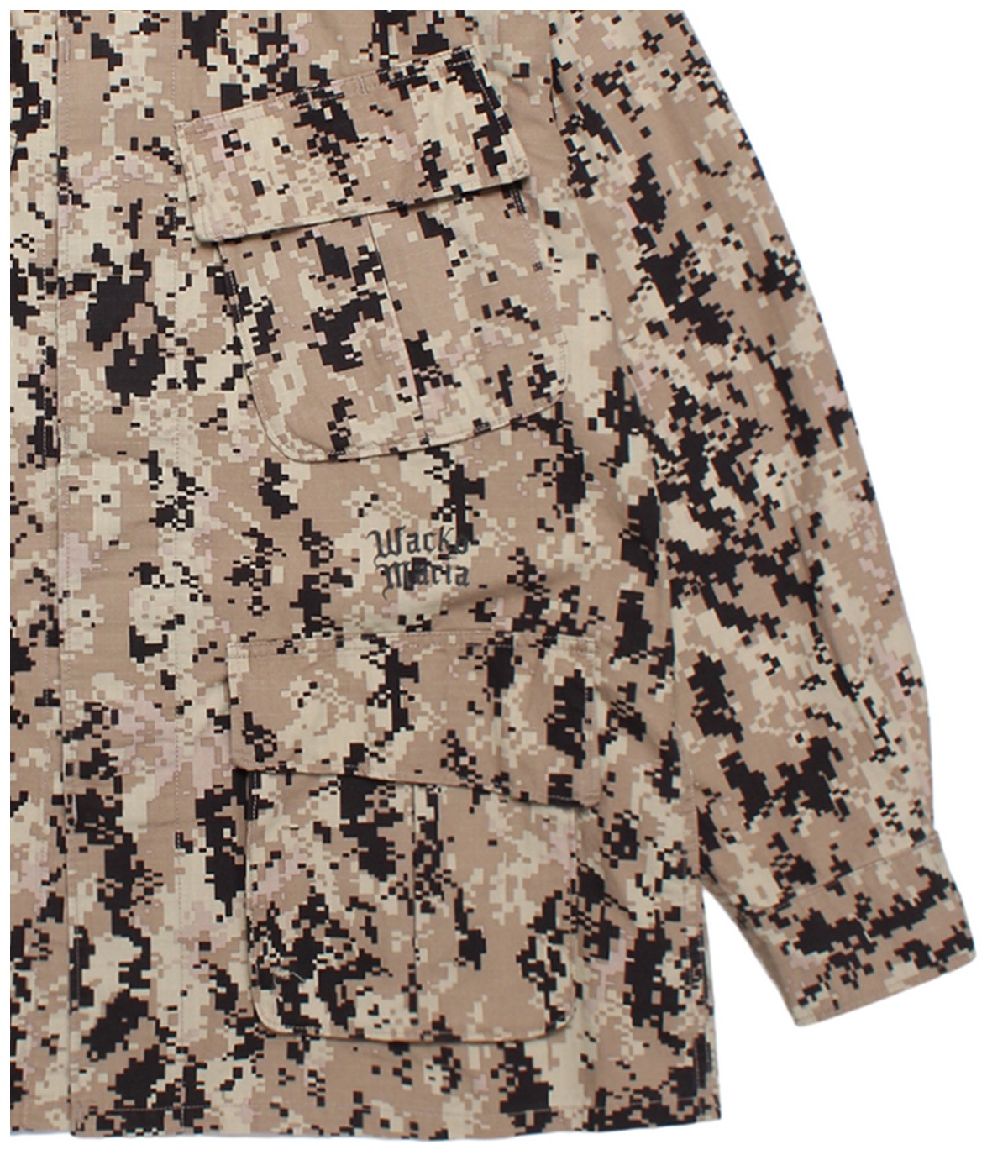 DIGITAL CAMO FATIGUE JACKET【BEIGE】