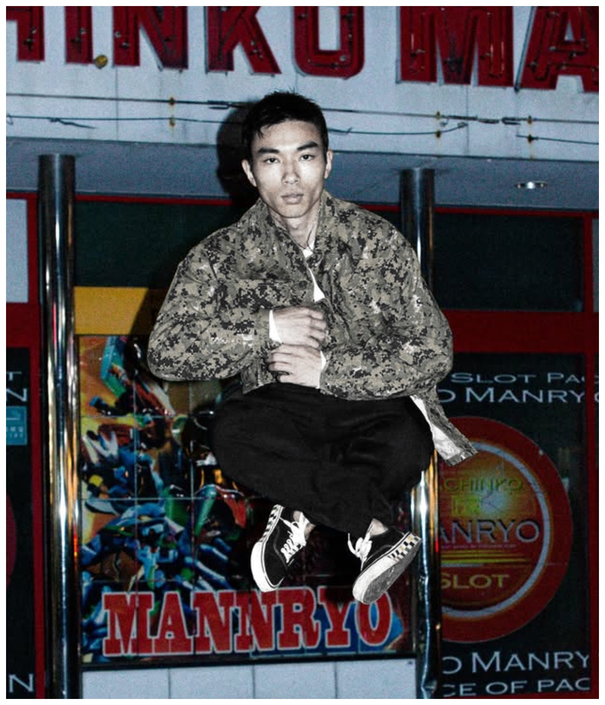 DIGITAL CAMO FATIGUE JACKET【BEIGE】