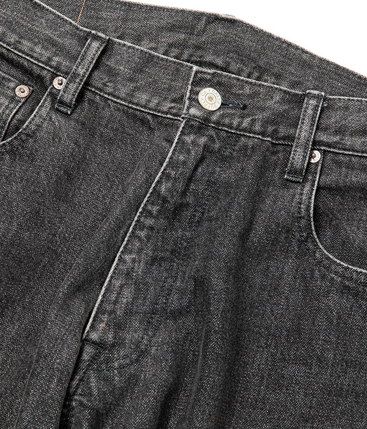 パンツ alound VINTAGE BLACK DENIM PANTS alound VINTAGE BLACK DENIM PANTS