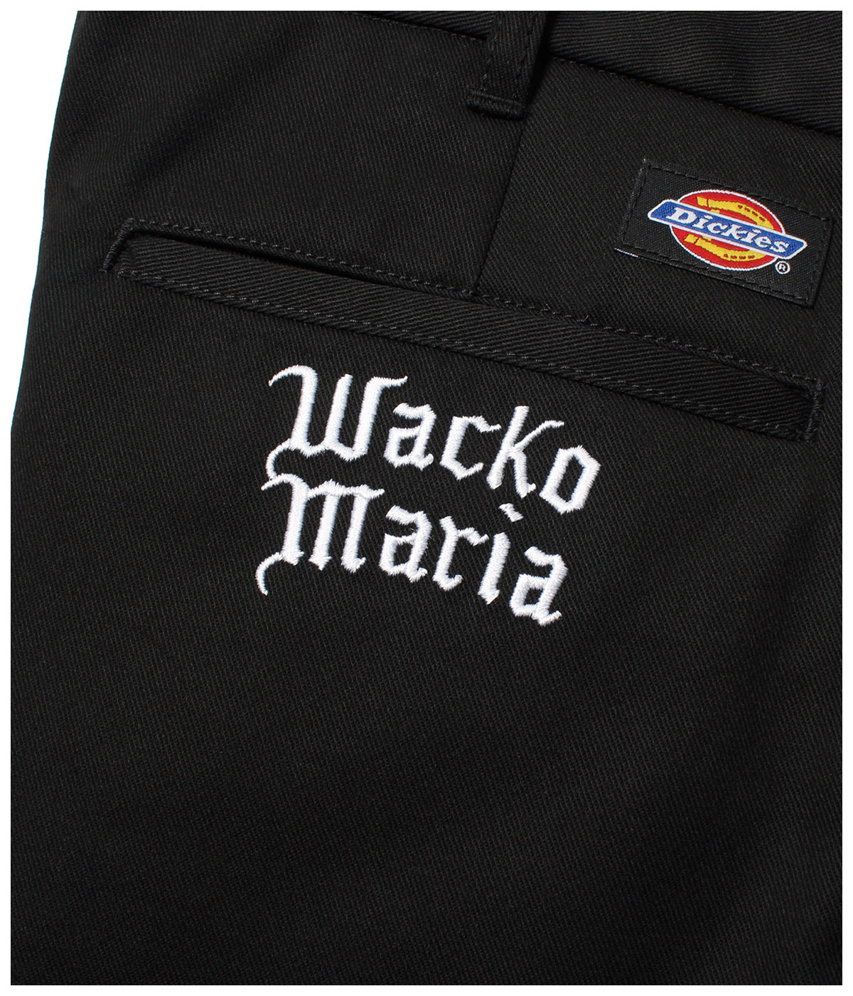 DICKIES / PLEATED TROUSERS【BLACK】