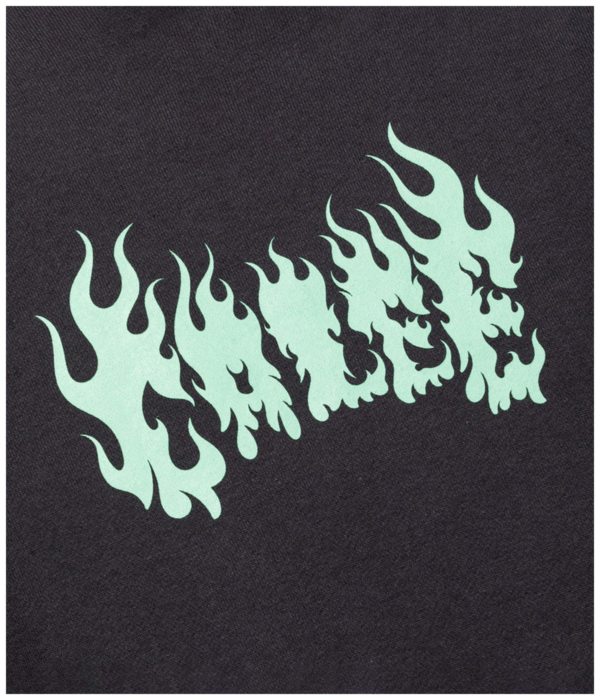 【CALEE】FLAME DRAGON LOGO CREW NECK SW FLAME DRAGON LOGO CREW NECK SW【CHARCOAL】｜CALEE｜MELTING