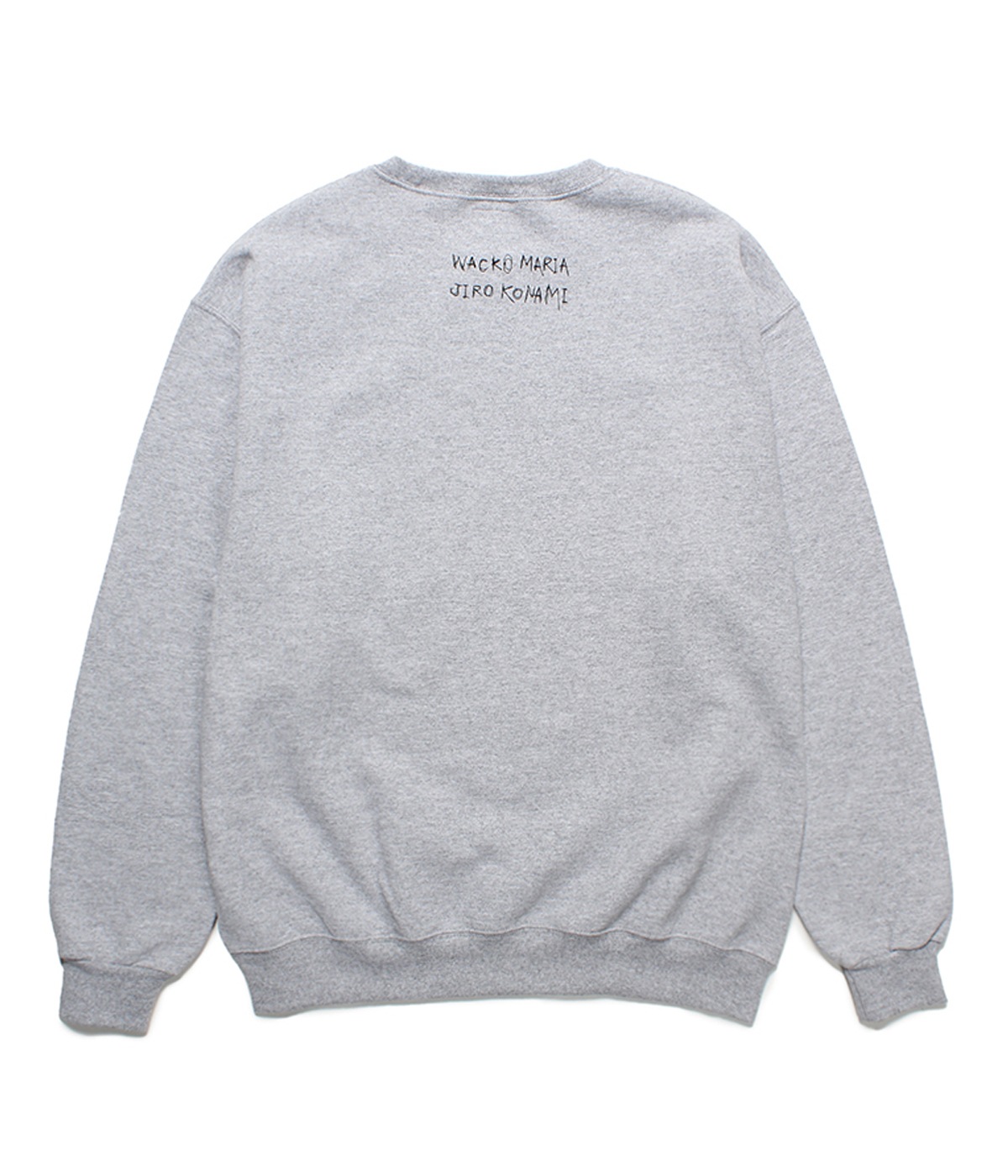 JIRO KONAMI / CREW NECK SWEAT SHIRT (TYPE-1)【GRAY】｜WACKO MARIA