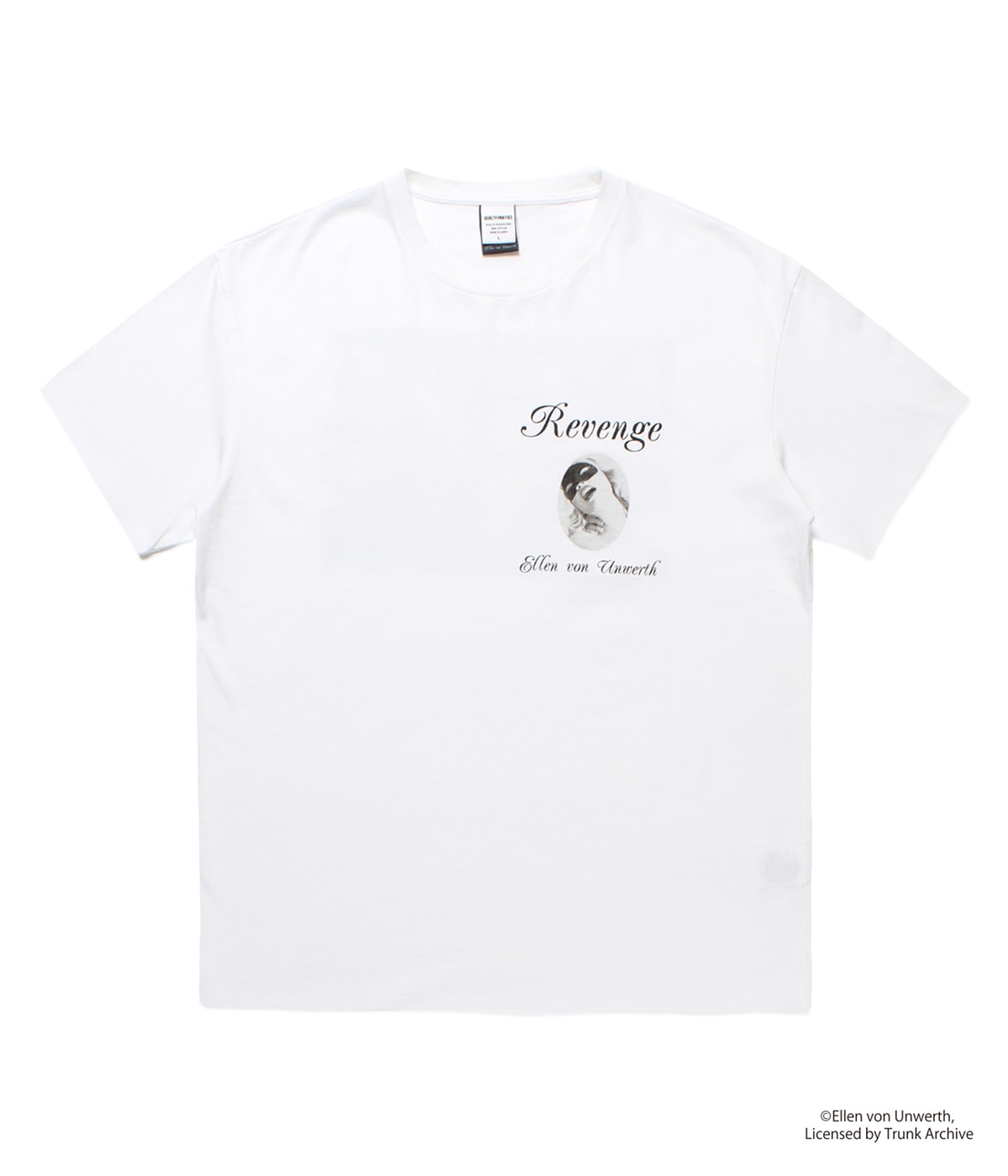 ELLEN VON UNWERTH / WASHED HEAVY WEIGHT T-SHIRT (TYPE-2)【WHITE