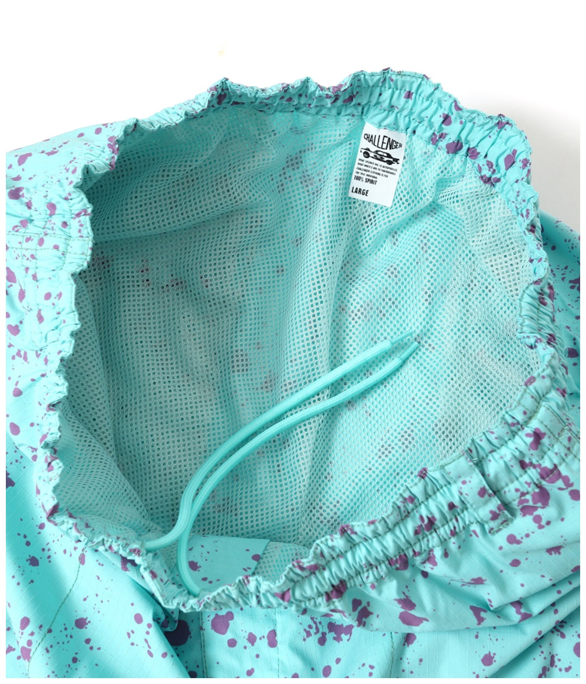 SPLATTER MARINE SHORTS【MINT】｜CHALLENGER｜MELTING POT（正規取扱