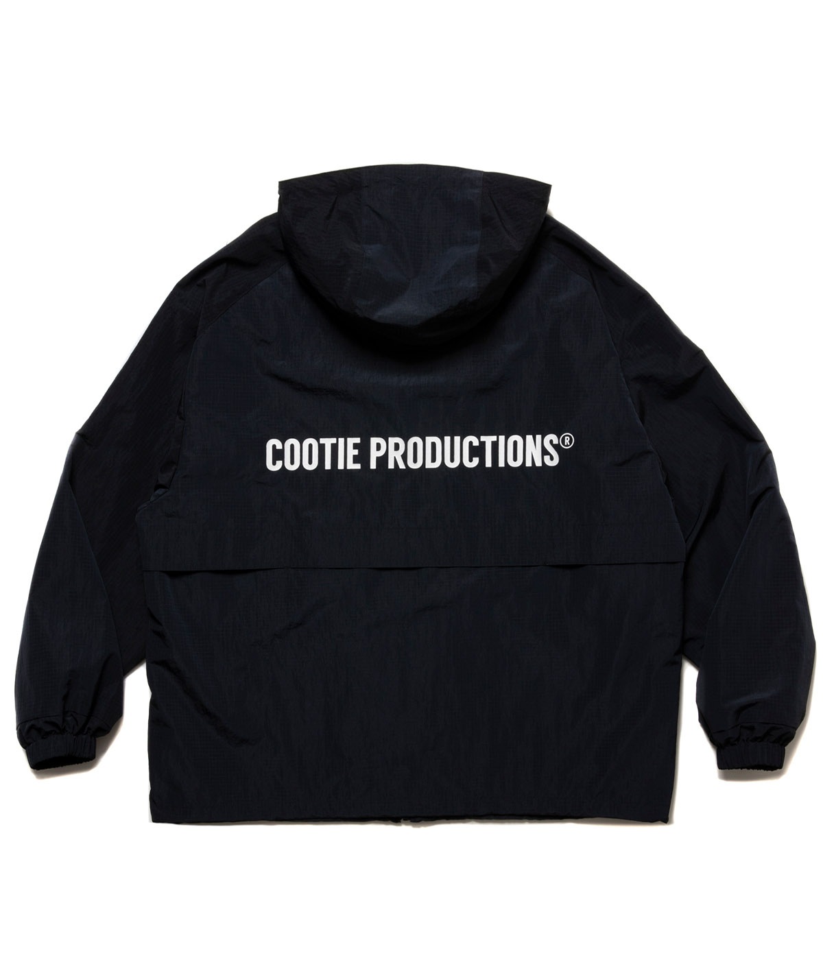 COOTIE PRODUCTIONS NYLON RIPSTOP JKT S 黒 Nylon Ripstop Training Jacket【BLACK】｜COOTIE PRODUCTIONS