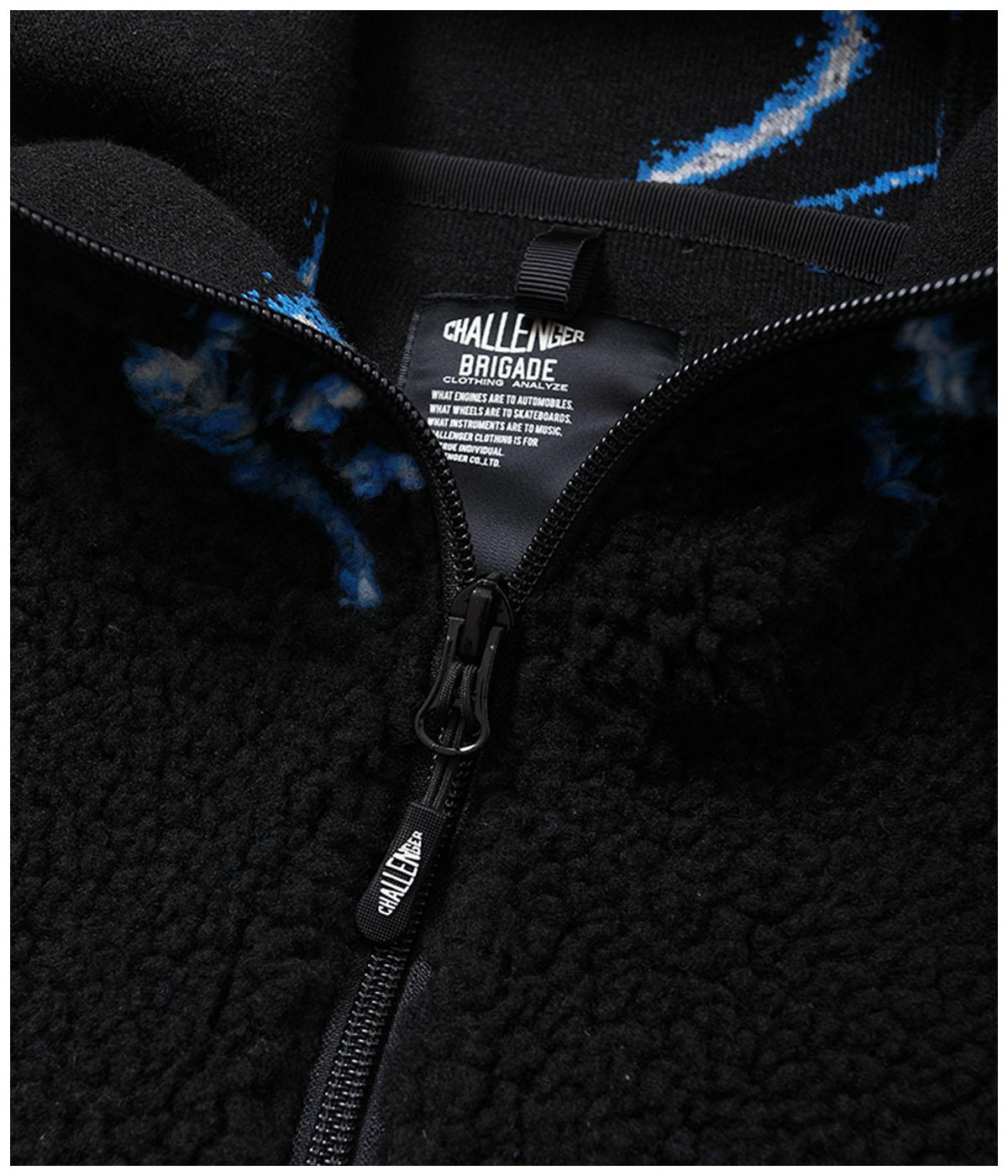 THUNDERBOLT BOA HOODIE【BLACK】