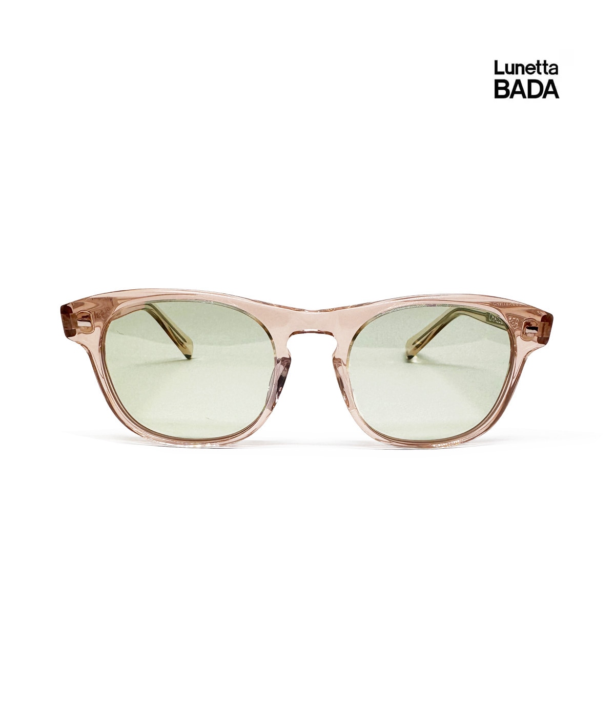 Lunetta BADA / SUNGLASSES MODIFIED NO.7【LT PINK-LT GREEN LENS