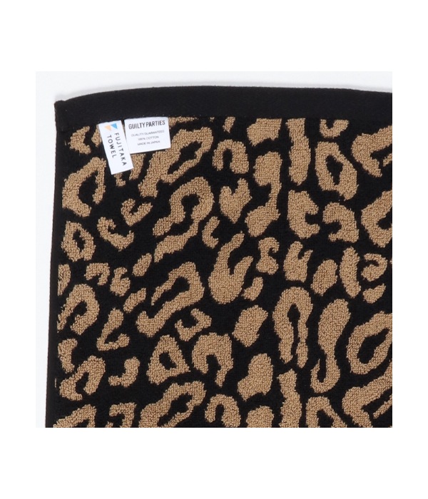 LEOPARD FACE TOWEL【BEIGE】