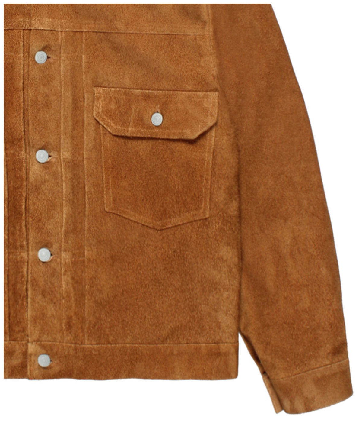 SUEDE LEATHER TRUCKER JACKET (TYPE-2)【BEIGE】｜WACKO MARIA