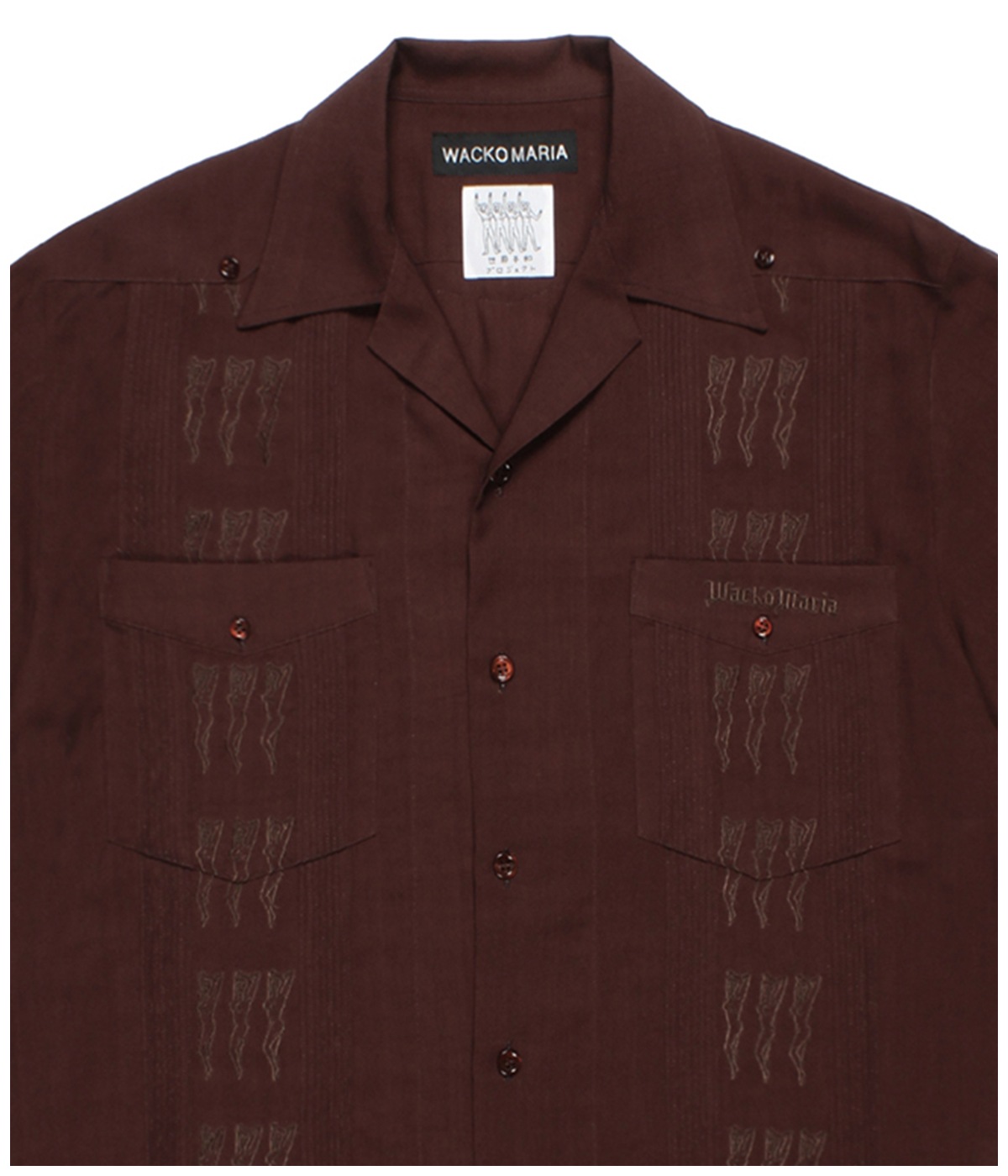 CUBA SHIRT【BROWN】