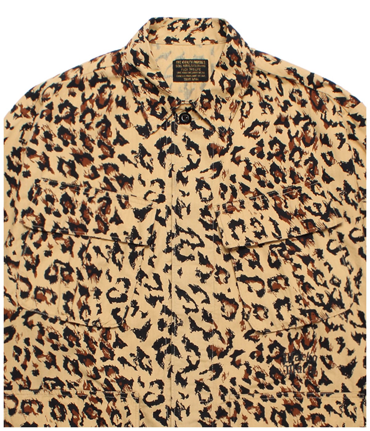 ジャケット・アウター WACKO MARIA LEOPARD FATIGUE JACKET BEIGE LEOPARD FATIGUE JACKET【BEIGE】｜WACKO MARIA｜MELTING POT（正規