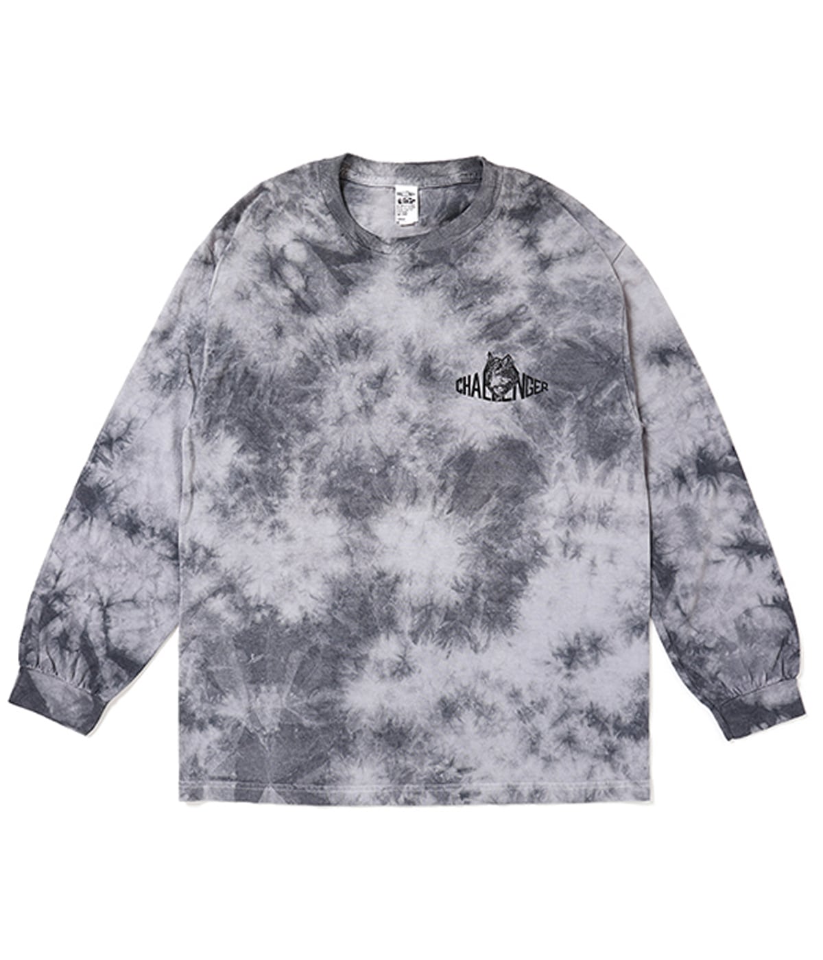 TIE DYE WOLF LOGO L/S TEE【TIE DYE】｜CHALLENGER｜MELTING POT