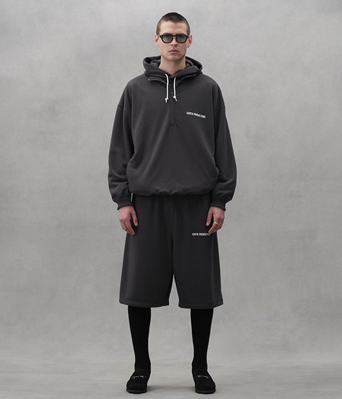 Dry Tech Sweat Half Zip Pullover【BLACK】｜COOTIE PRODUCTIONS