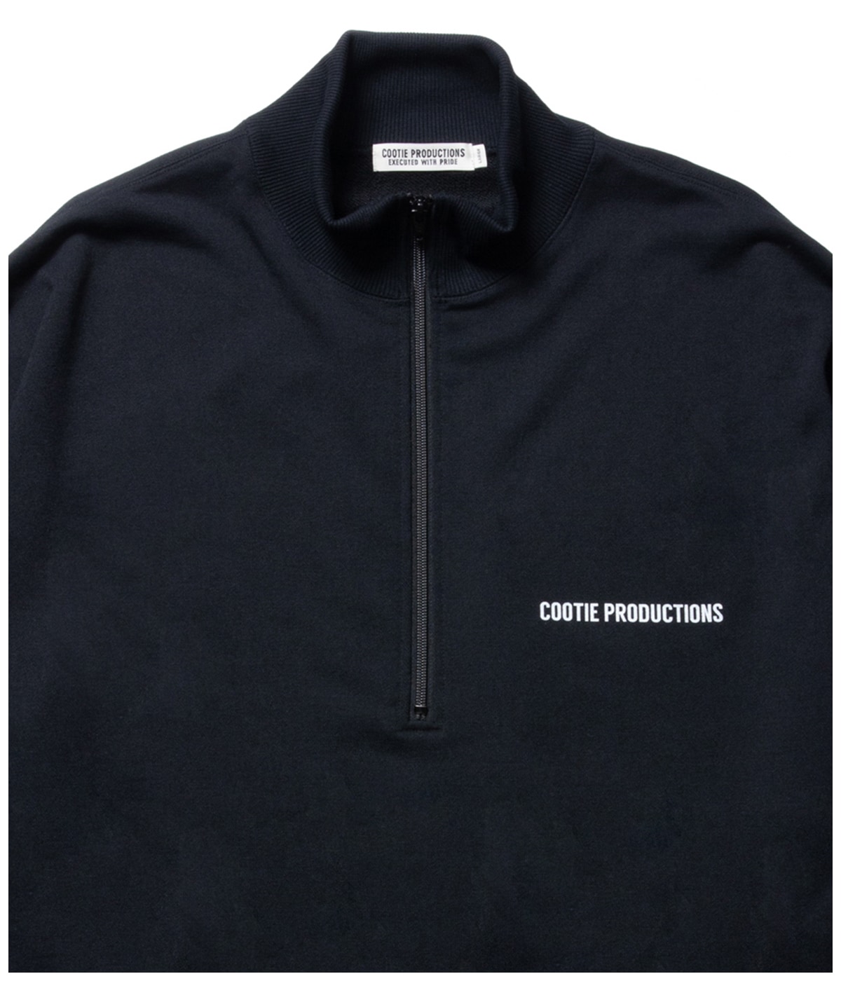 Dry Tech Sweat Half Zip Pullover【BLACK】｜COOTIE