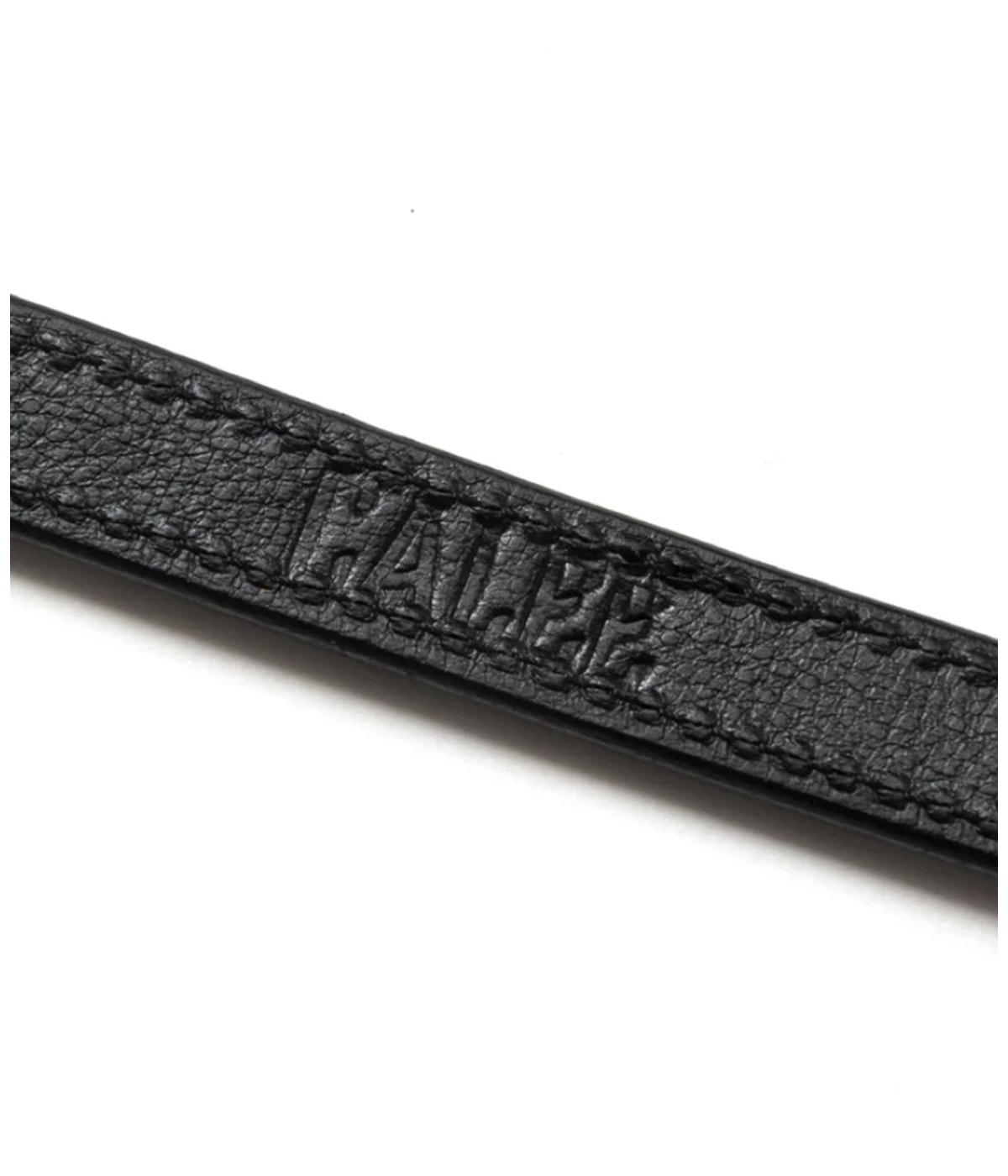 STUDS LEATHER SHORT KEY RING【BLACK】｜CALEE｜MELTING POT（正規