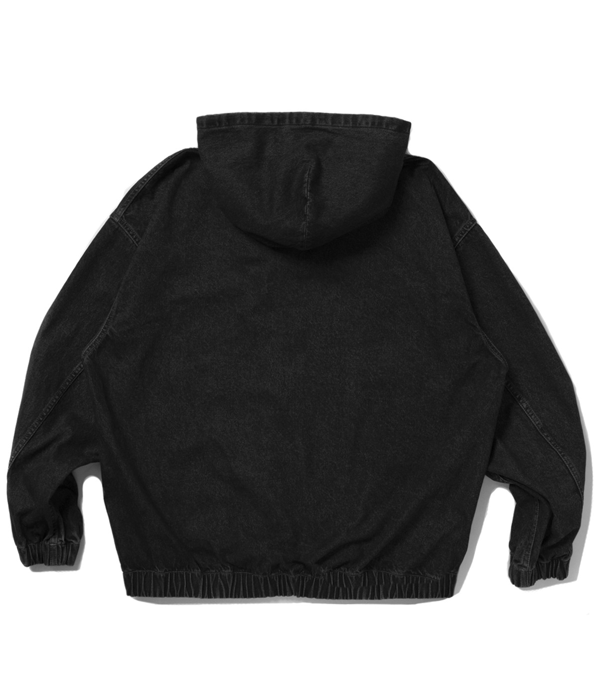 12.5oz Denim Zip Up Hooded Jacket【BLACK FADE】｜COOTIE