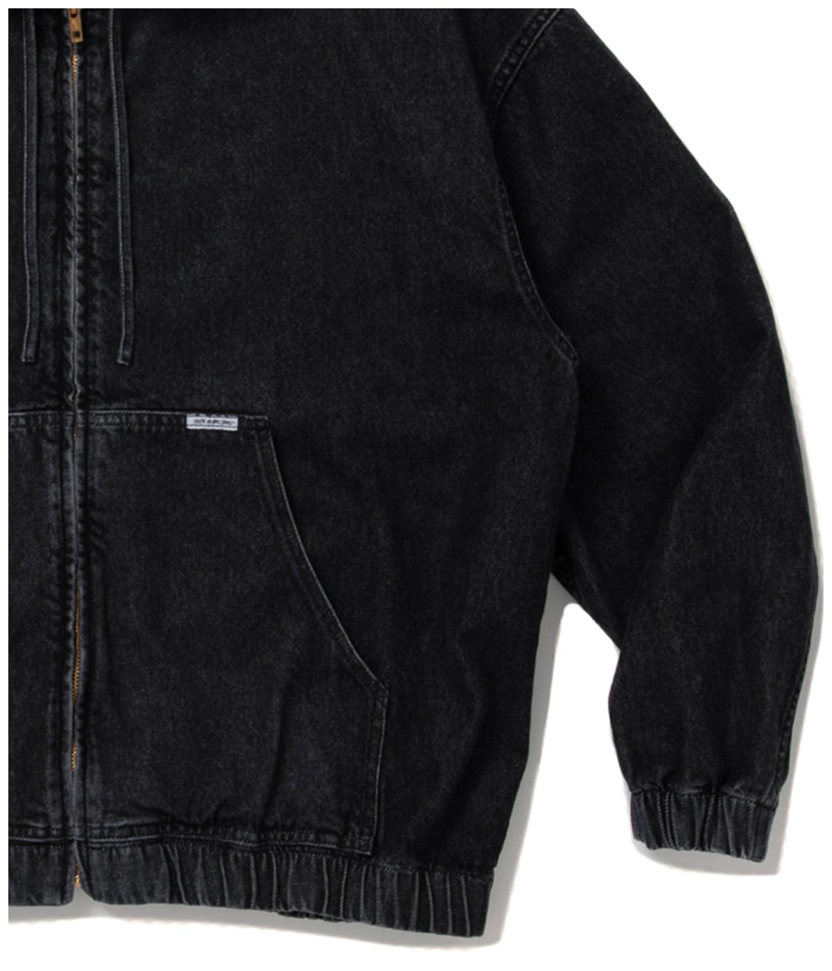 Denim Zip Up Hooded Jacket　BLACK FADE　S 12.5oz Denim Zip Up Hooded Jacket【BLACK FADE】｜COOTIE